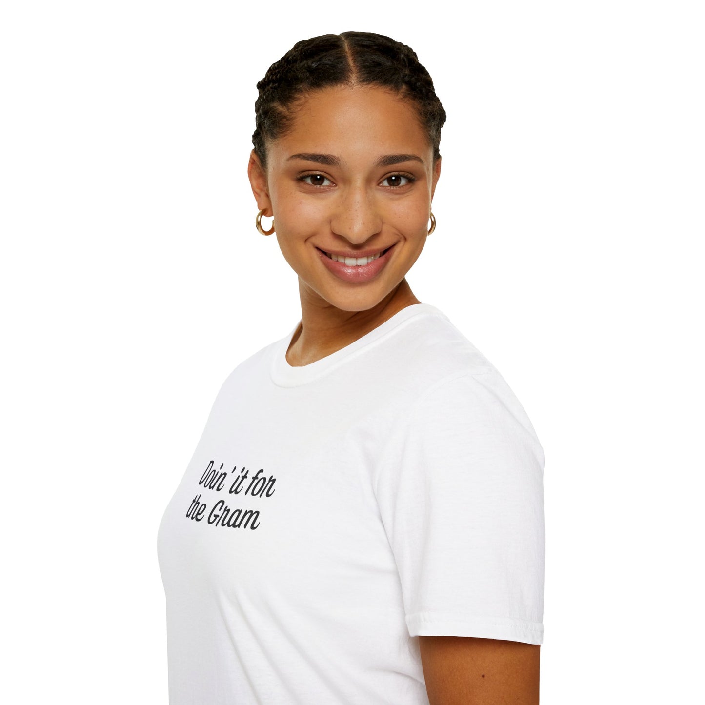 Doin' it for the Gram Influencer Women's Plus Short Sleeve Softstyle T-Shirt Sizes xl-5xl