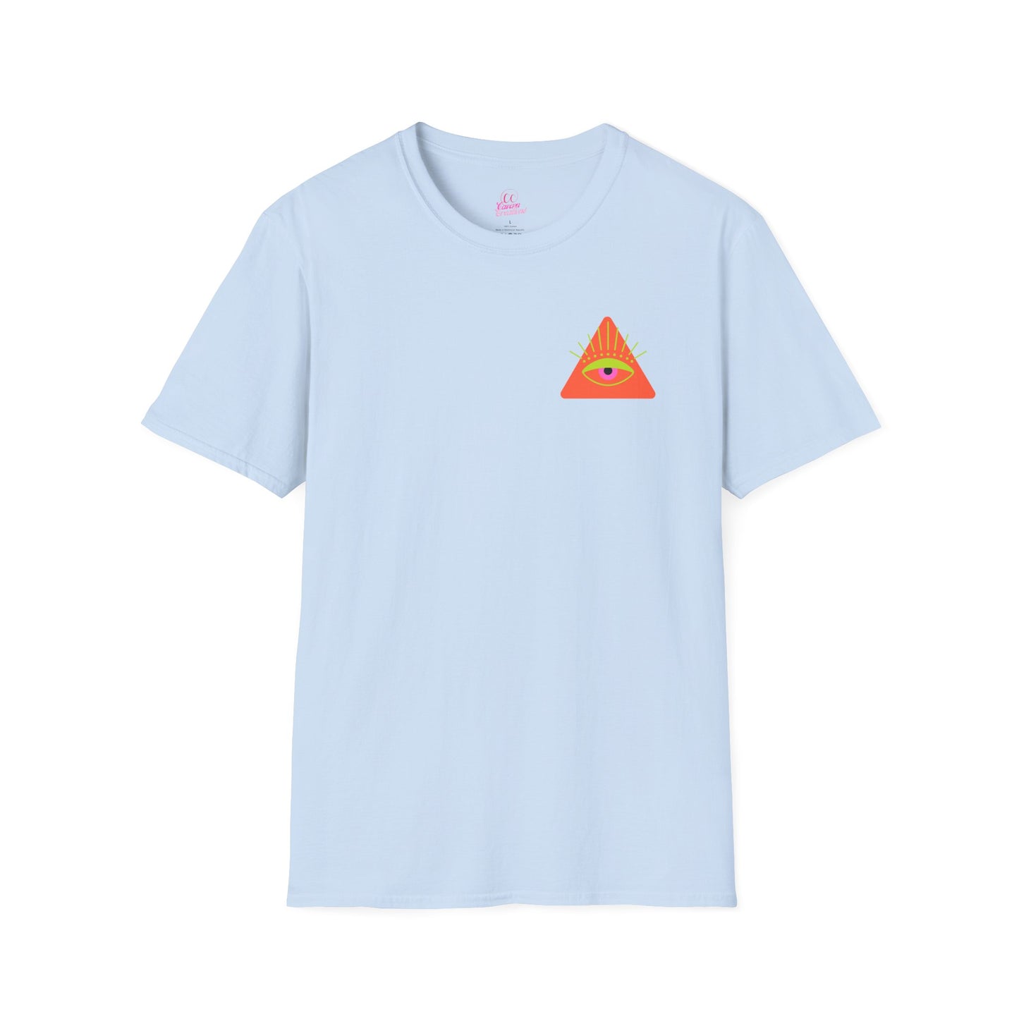 Trippy Mushrooms Double Sided Women's Plus Softstyle Tee Sizes xl-5xl