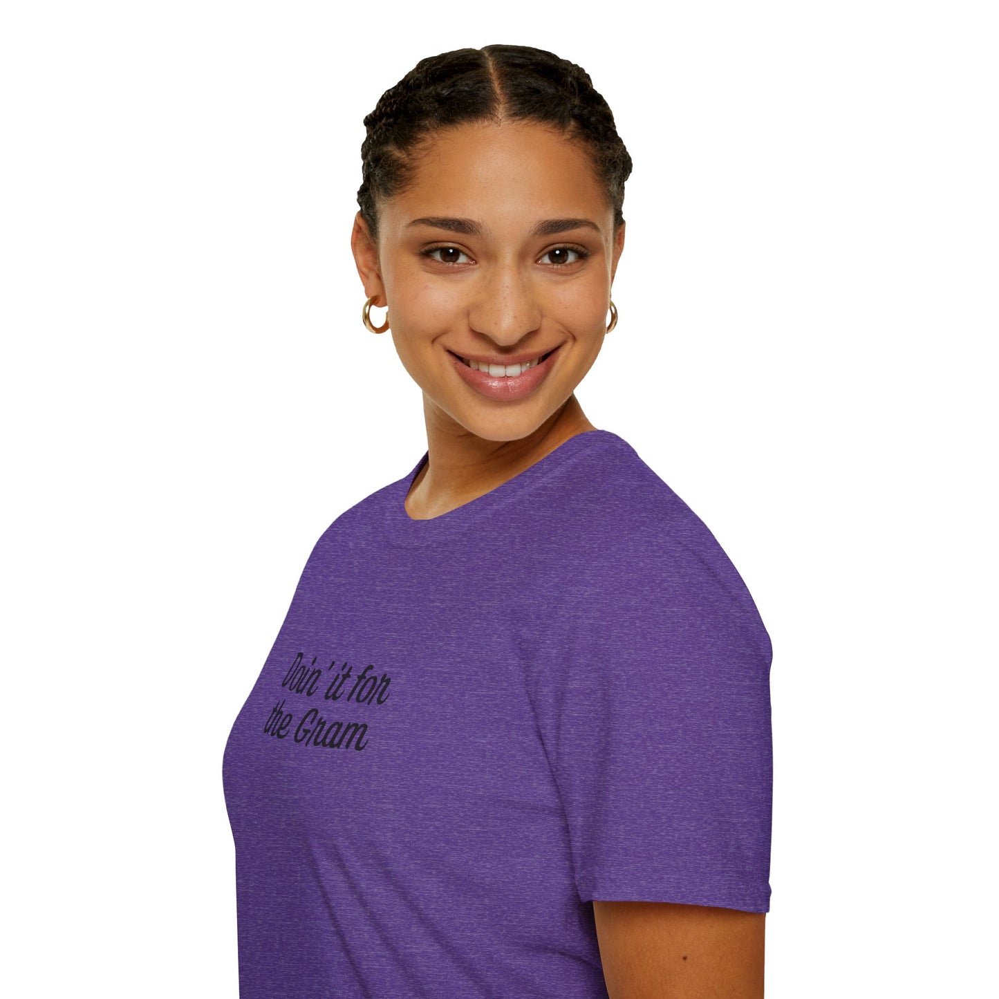 Doin' it for the Gram Influencer Women's Plus Short Sleeve Softstyle T-Shirt Sizes xl-5xl