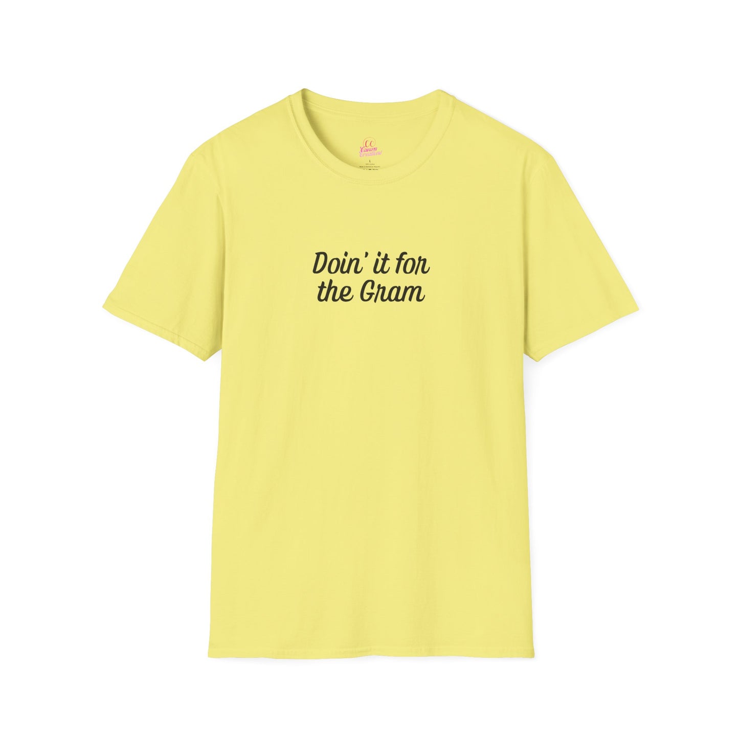 Doin' it for the Gram Influencer Women's Plus Short Sleeve Softstyle T-Shirt Sizes xl-5xl