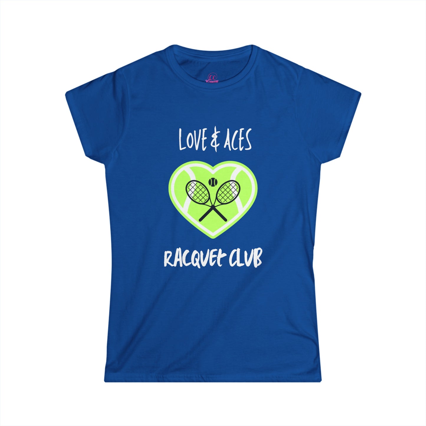 Love & Aces Tennis Club Women's Short Sleeve Softstyle T-Shirt Sizes S-2xl