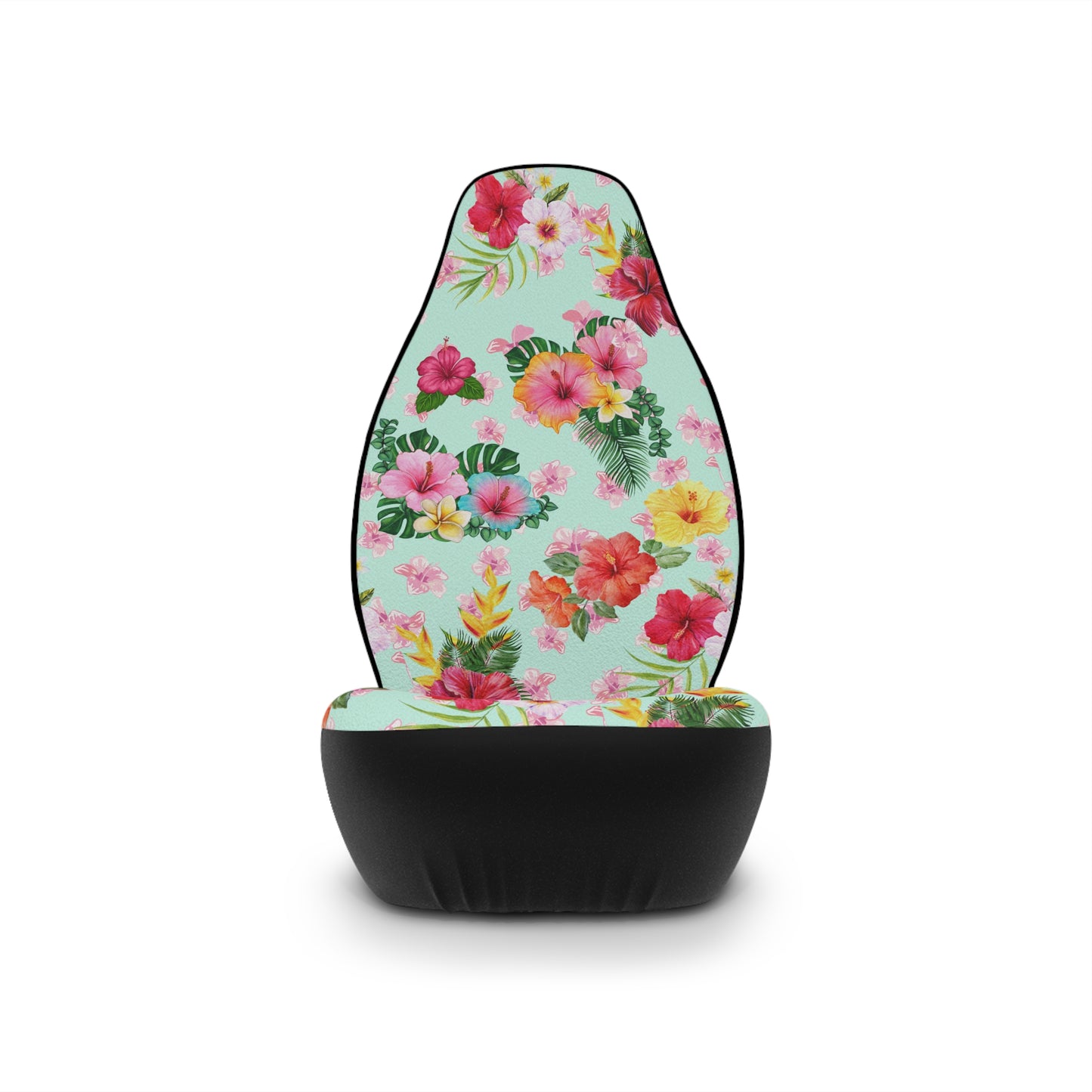 Hawaiin Pink, Orange & Yellow Hibiscus Car Seat Covers
