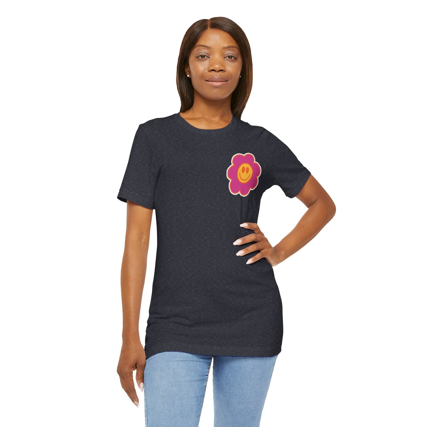 Hippie Happy 60's Retro Short Sleeve Tee Sizes S-2xl