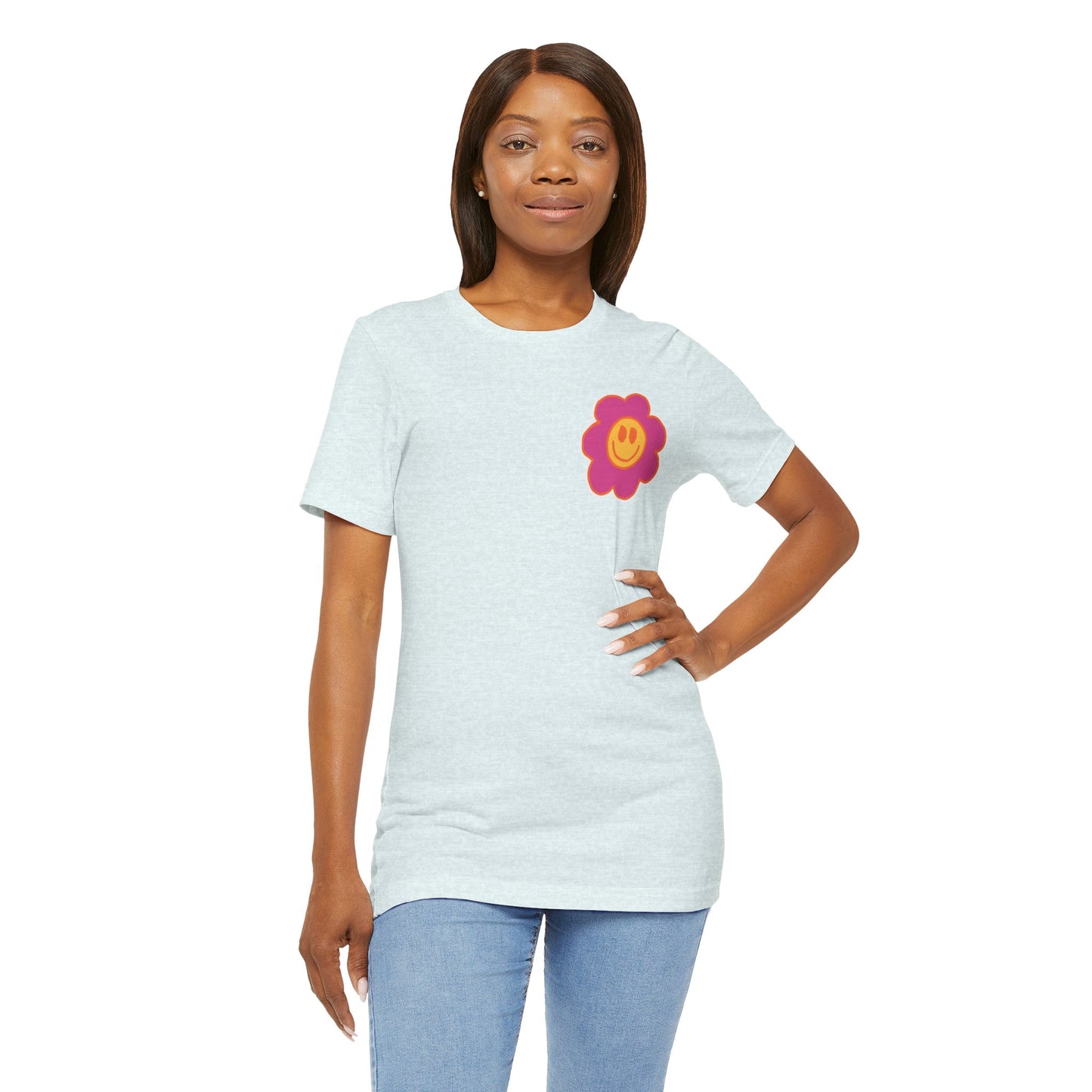 Hippie Happy 60's Retro Short Sleeve Tee Sizes S-2xl