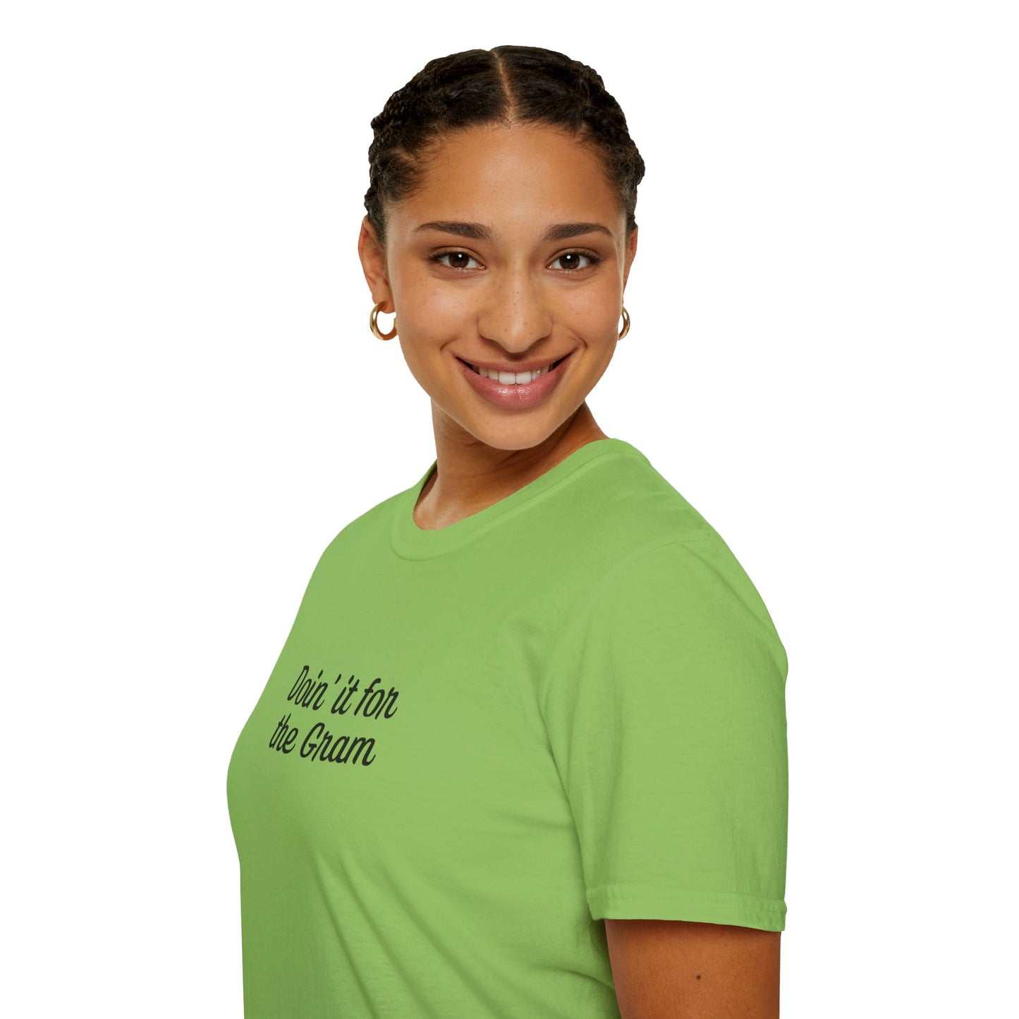 Doin' it for the Gram Influencer Women's Plus Short Sleeve Softstyle T-Shirt Sizes xl-5xl