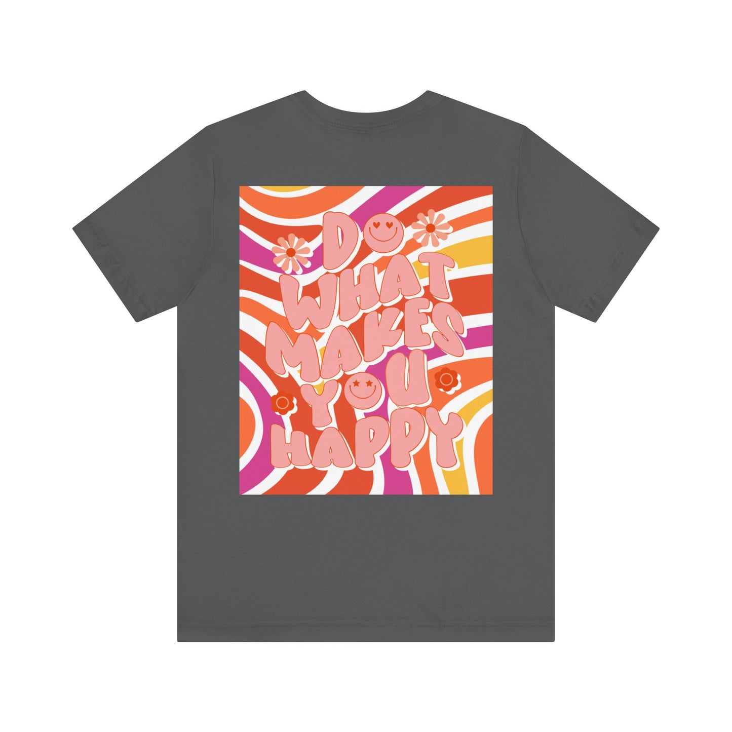 Hippie Happy 60's Retro Short Sleeve Tee Sizes S-2xl
