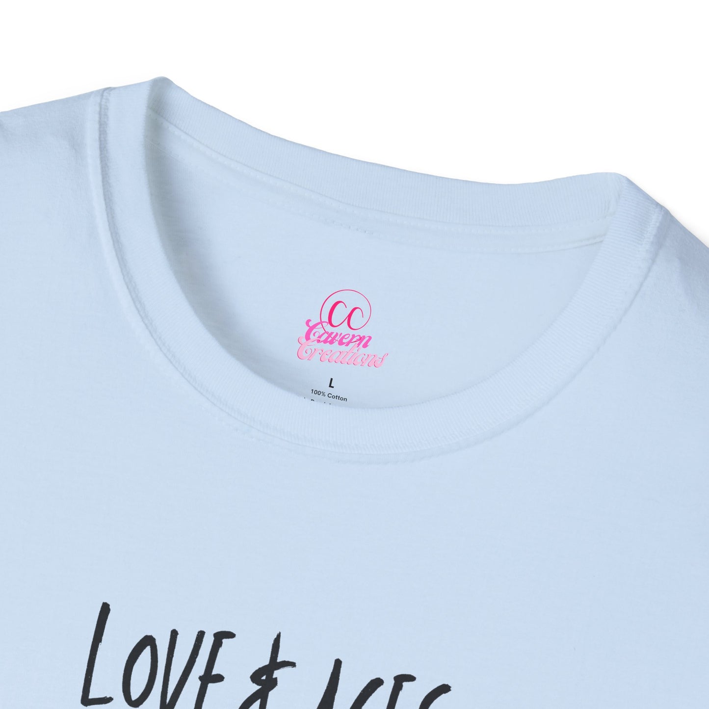 Love & Aces Tennis Club Plus Women's Softstyle T-Shirt Sizes XL-5XL