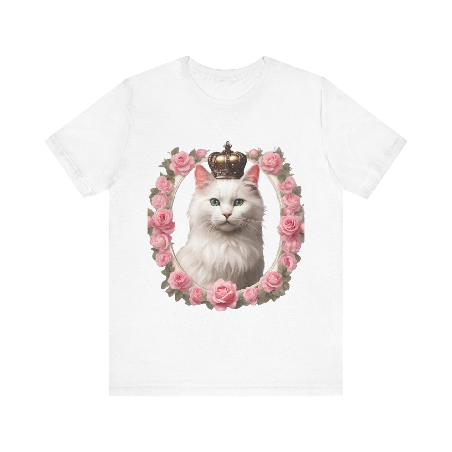 Coquette Kitty Cat Princess Women's Jersey Short Sleeved Tee Size S-2xl