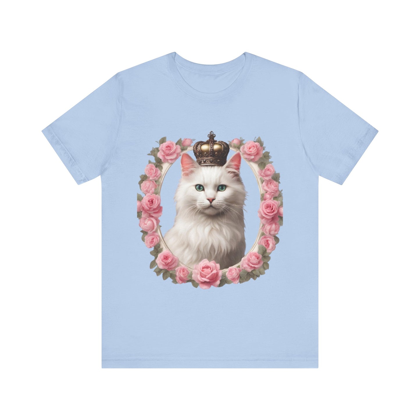 Coquette Kitty Cat Princess Women's Jersey Short Sleeved Tee Size S-2xl