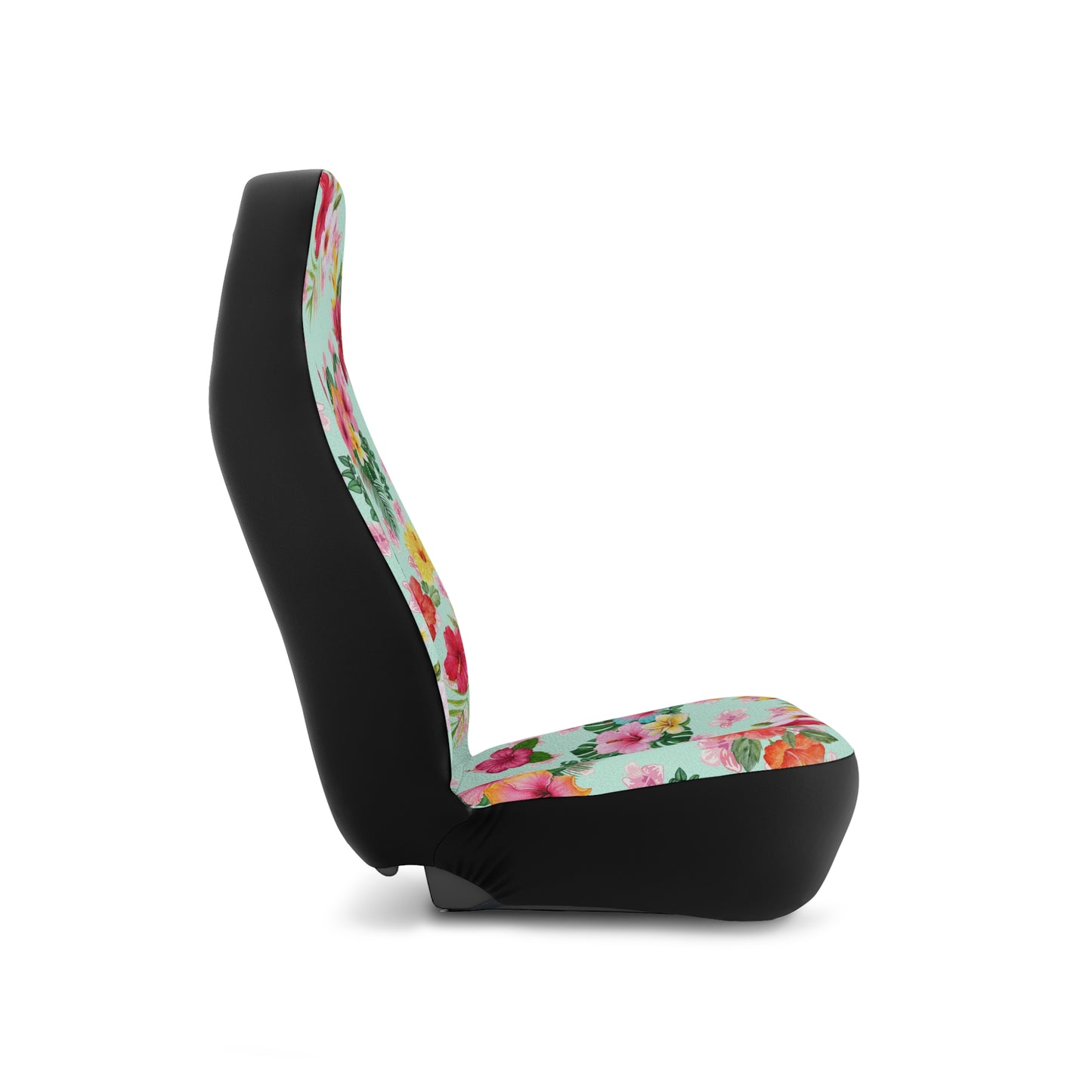 Hawaiin Pink, Orange & Yellow Hibiscus Car Seat Covers