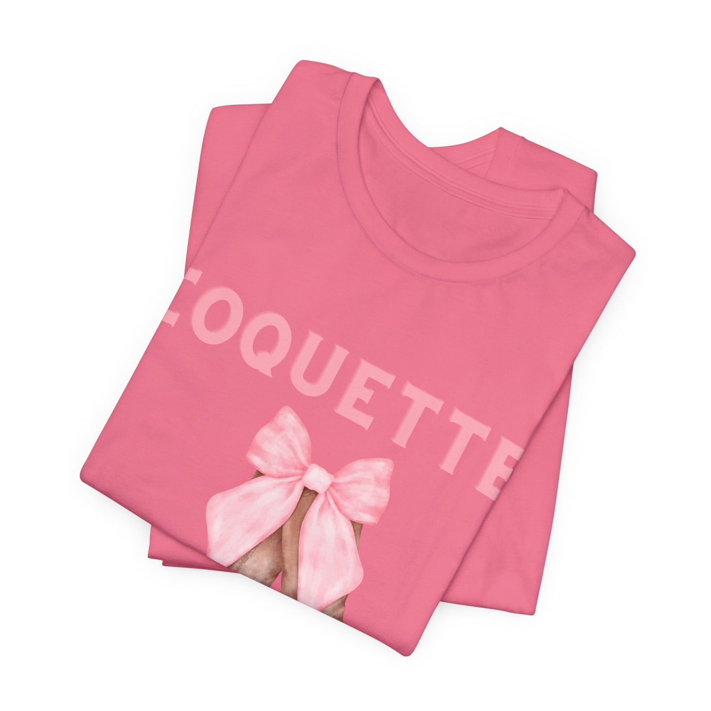 Coquette Cowgirl Bow & Boots Women's Jersey Short Sleeved Tee Size S-2xl