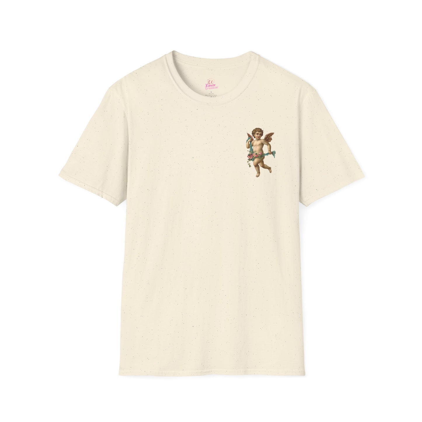 Cherub Baby Angel Rose Wings Softstyle Plus Short Sleeve T-Shirt Sizes xl-5xl