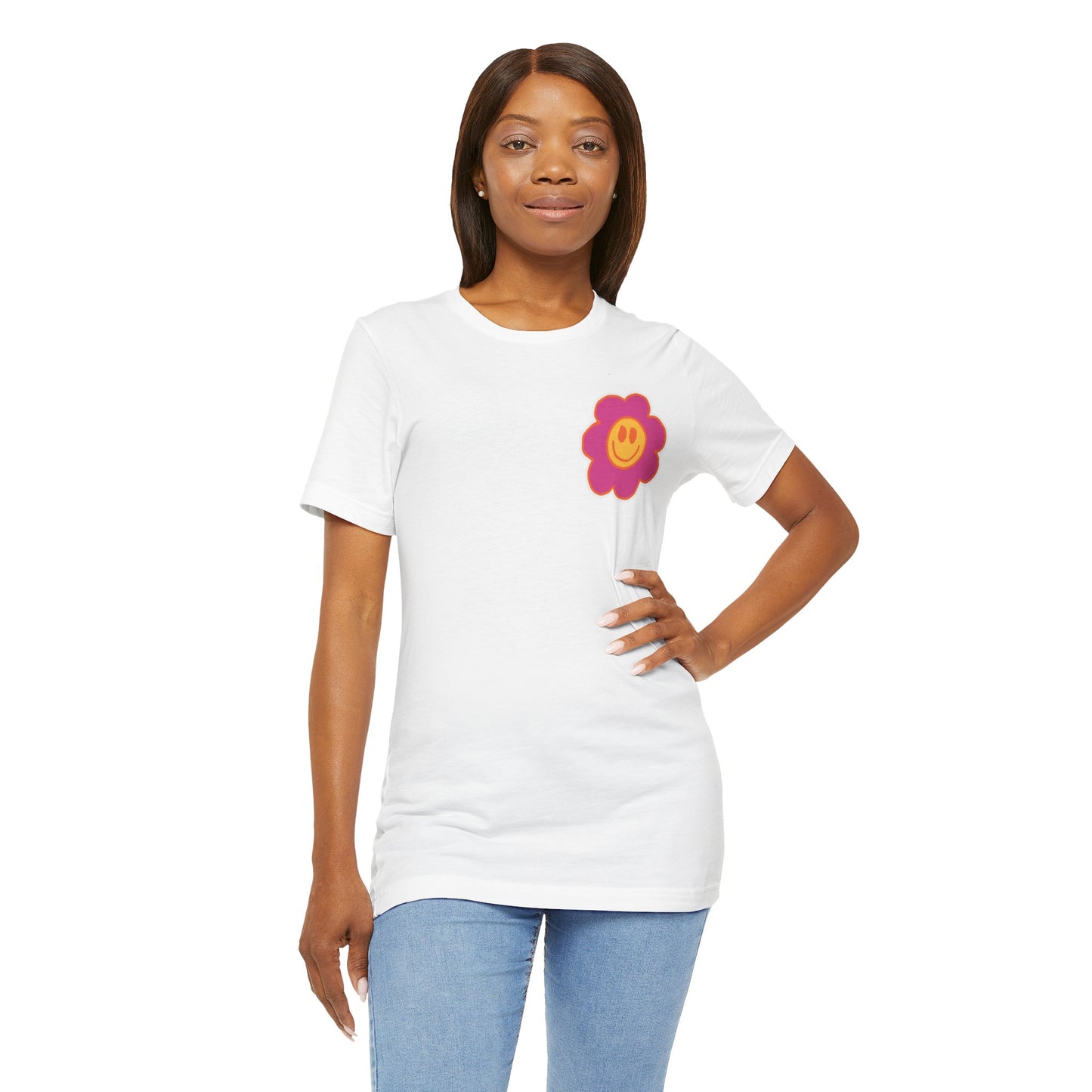 Hippie Happy 60's Retro Short Sleeve Tee Sizes S-2xl