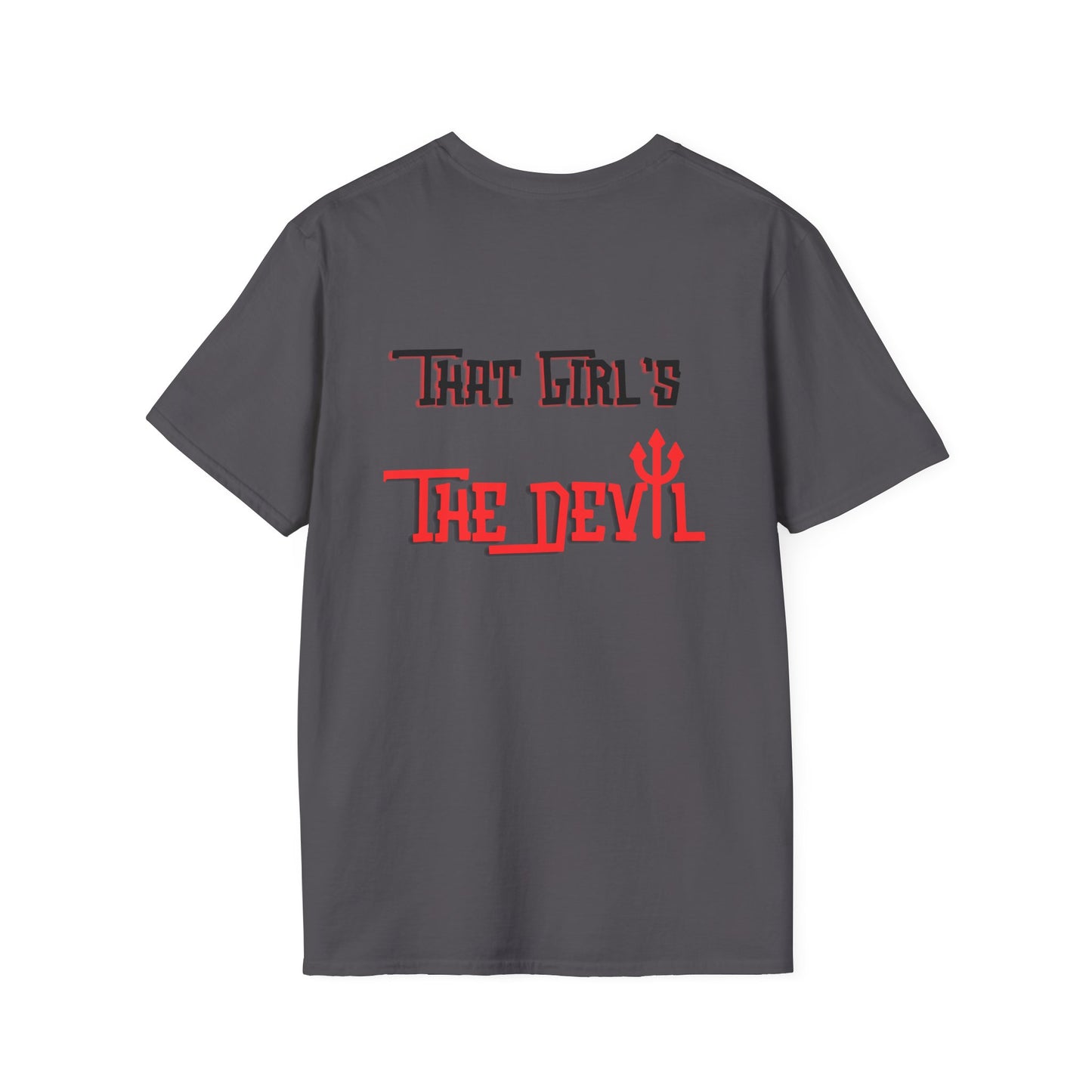 Devil Girl Double Sided Softstyle Plus Short Sleeve T-Shirt Sizes xl-5xl