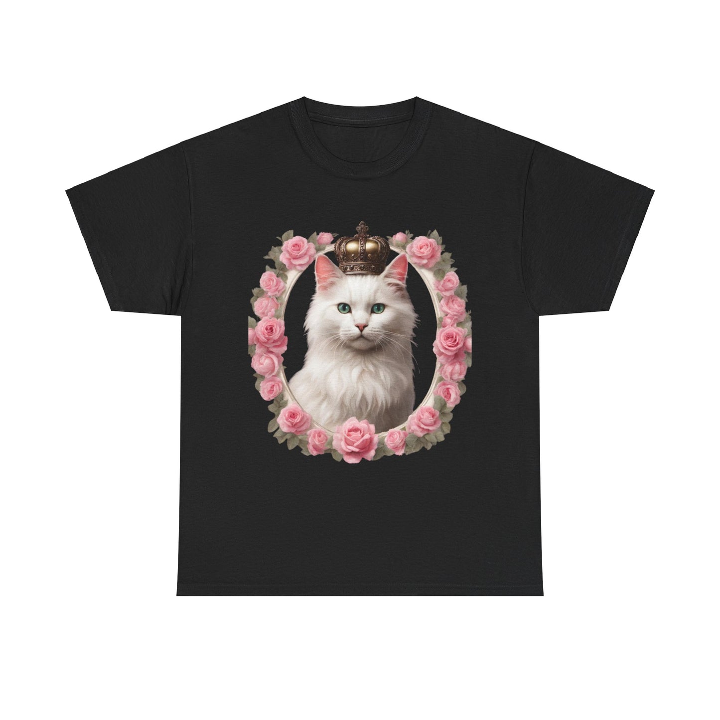 Coquette Kitty Cat Princess Women's Plus Cotton Short Sleeved Tee Size xl-5xl