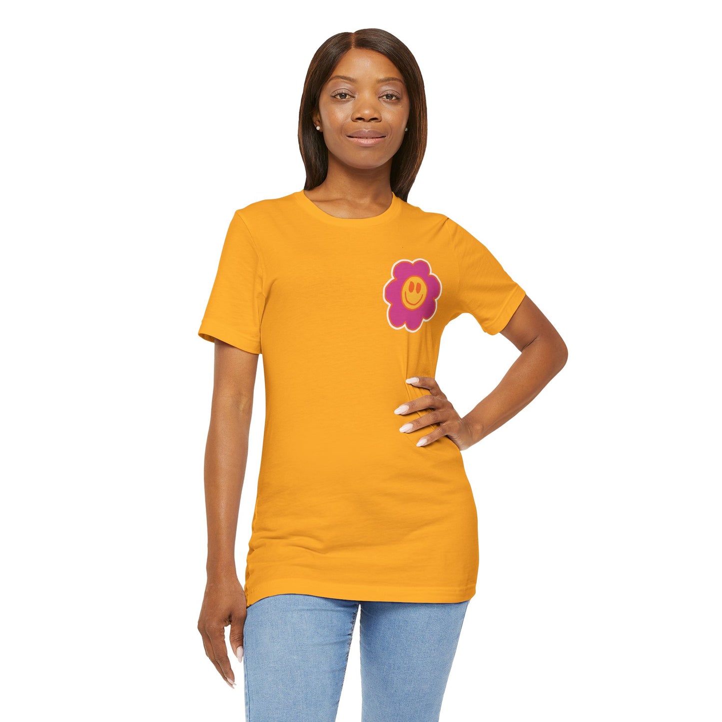 Hippie Happy 60's Retro Short Sleeve Tee Sizes S-2xl