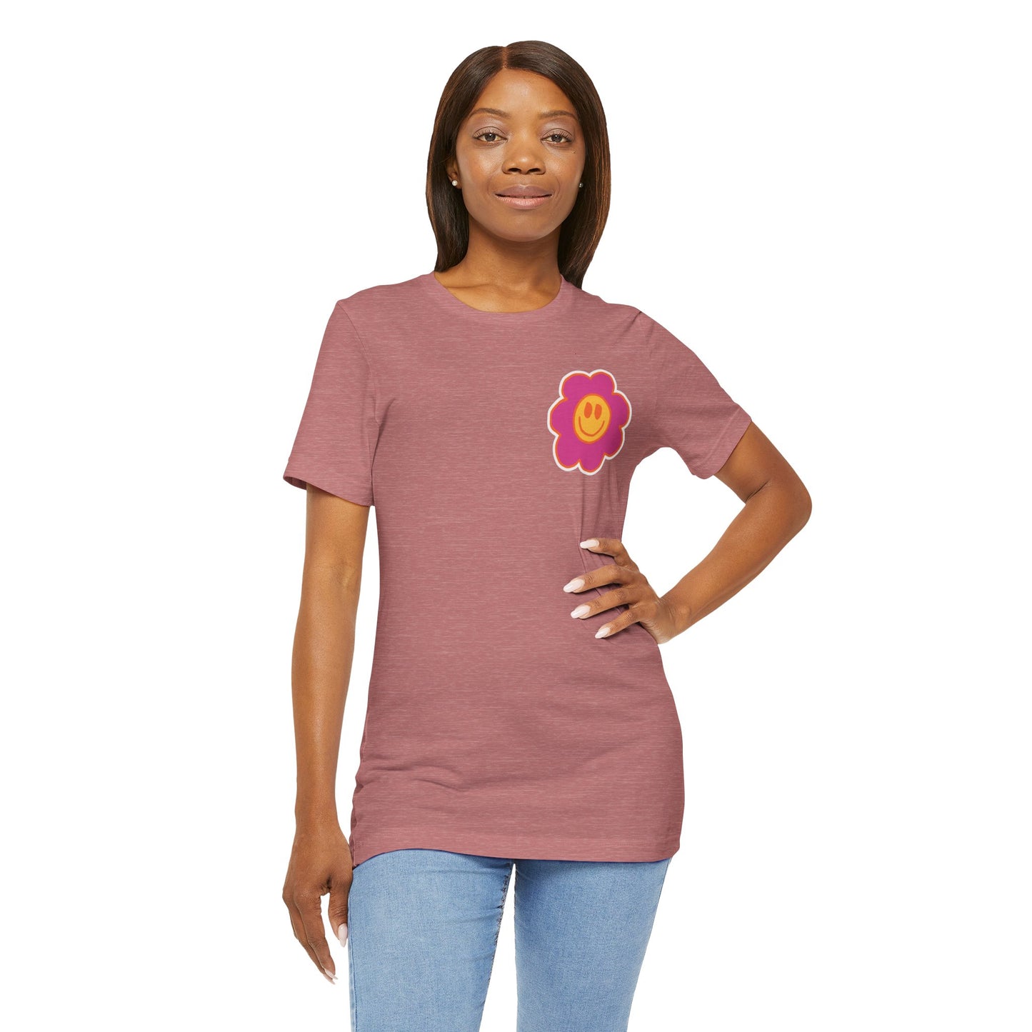 Hippie Happy 60's Retro Short Sleeve Tee Sizes S-2xl