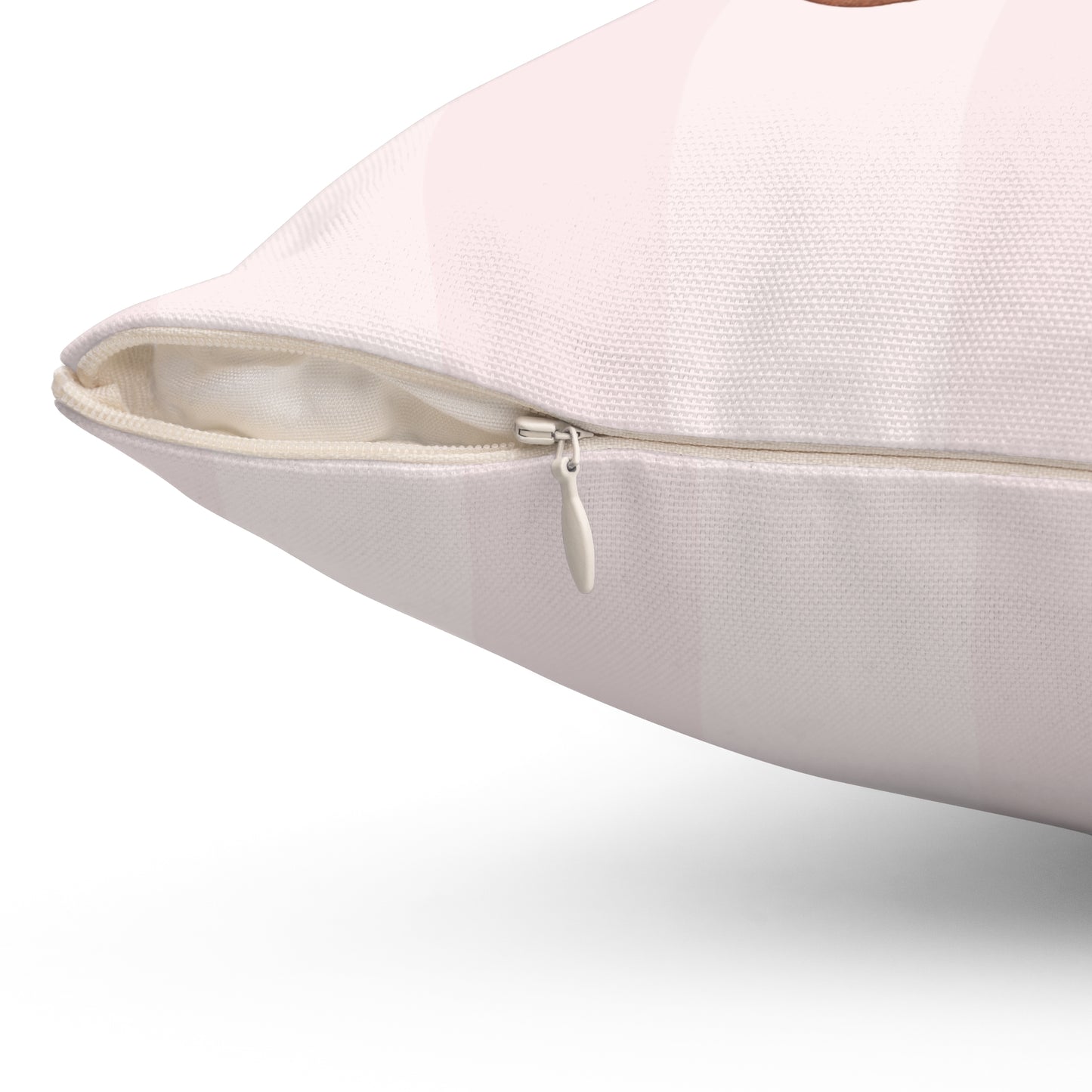 Pink Coquette Cowgirl Rose Horseshoe Square Pillow Multiple Sizes