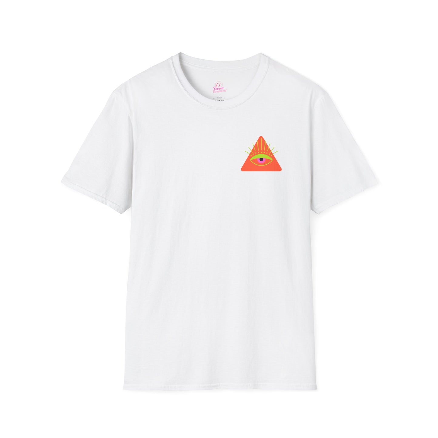 Trippy Mushrooms Double Sided Women's Plus Softstyle Tee Sizes xl-5xl
