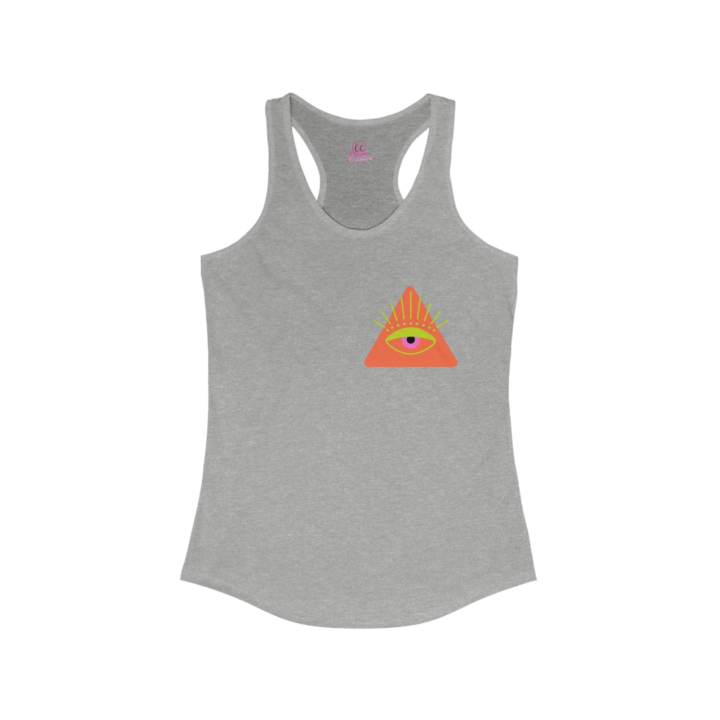 Trippy Mushrooms Double Sided Women's Racerback Slim Fit Tank Top Sizes xs-2xl