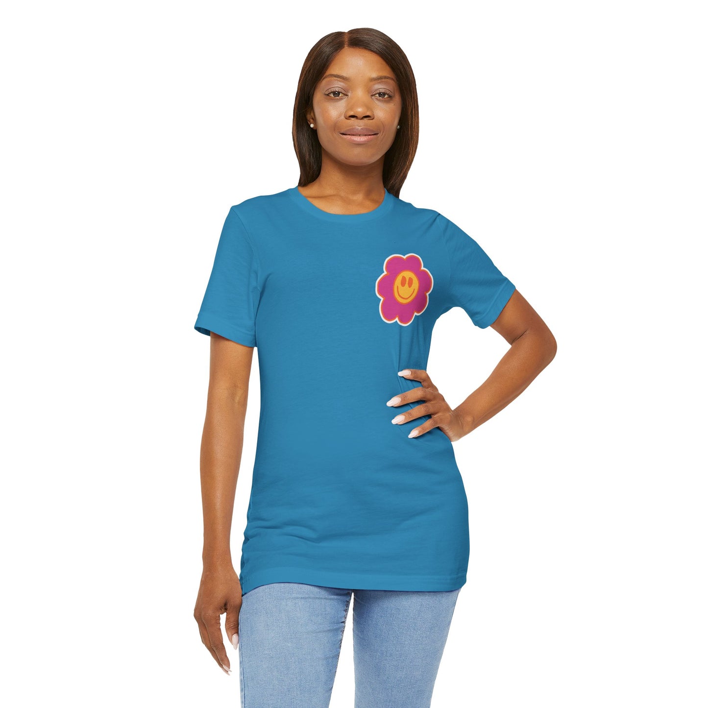 Hippie Happy 60's Retro Short Sleeve Tee Sizes S-2xl