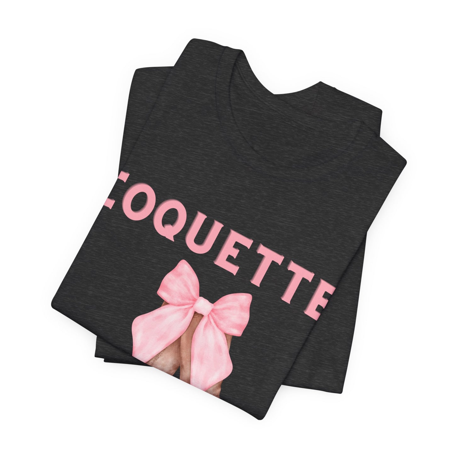 Coquette Cowgirl Bow & Boots Women's Jersey Short Sleeved Tee Size S-2xl