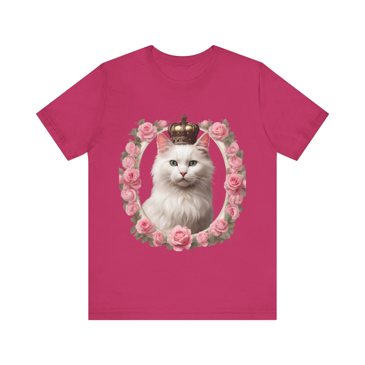 Coquette Kitty Cat Princess Women's Jersey Short Sleeved Tee Size S-2xl