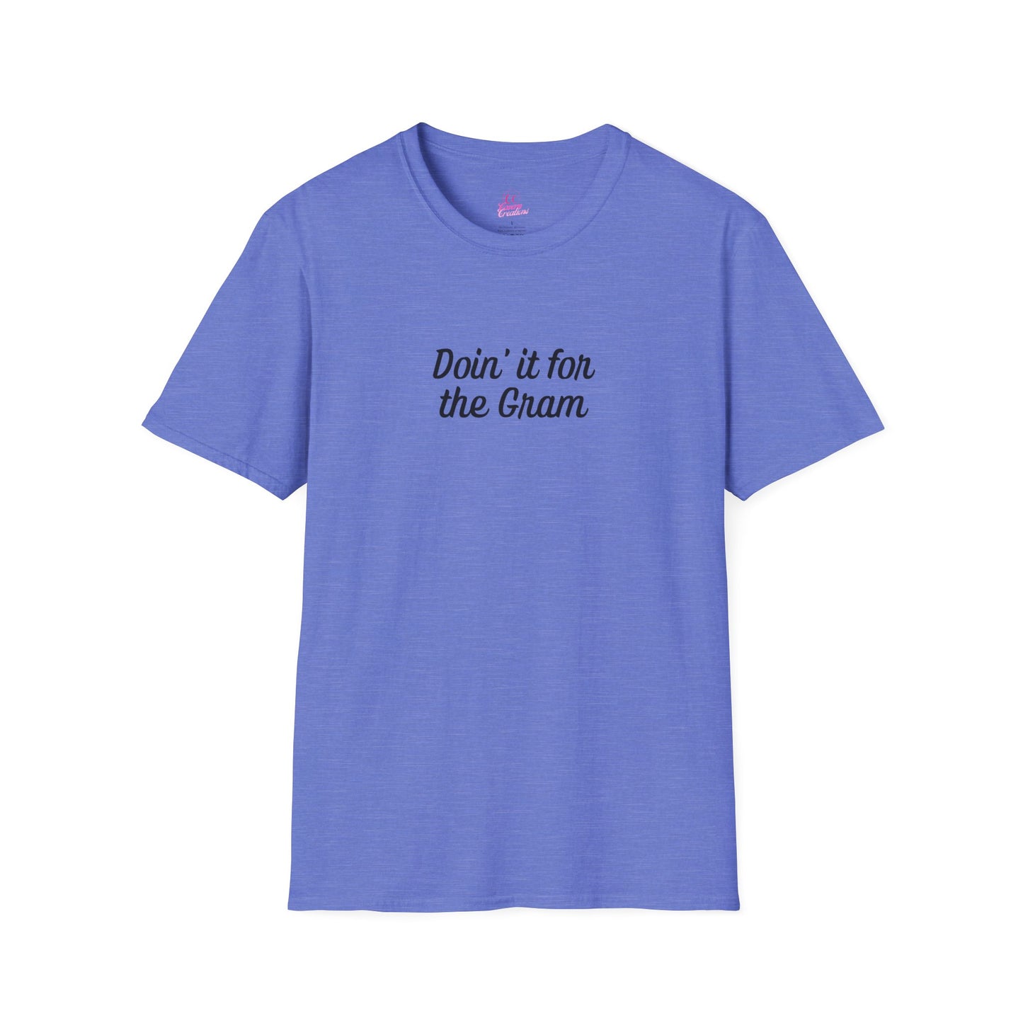 Doin' it for the Gram Influencer Women's Plus Short Sleeve Softstyle T-Shirt Sizes xl-5xl