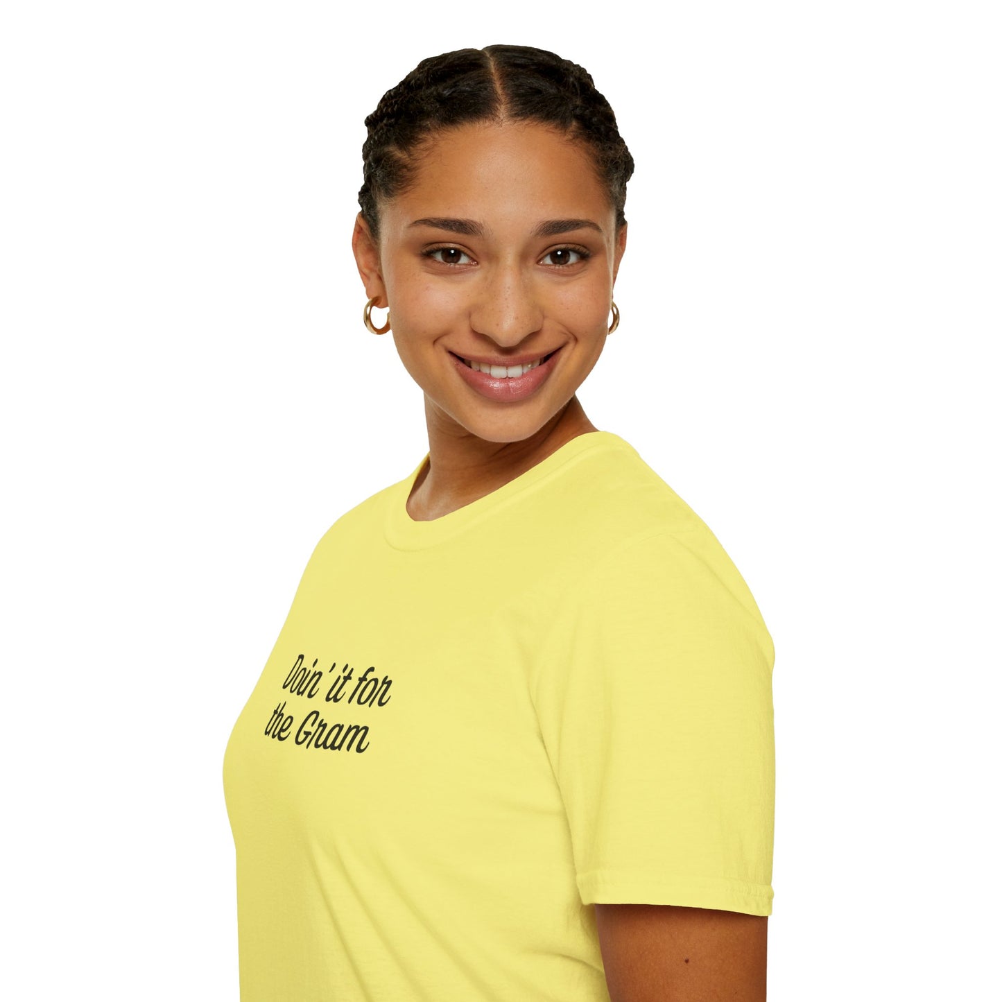 Doin' it for the Gram Influencer Women's Plus Short Sleeve Softstyle T-Shirt Sizes xl-5xl