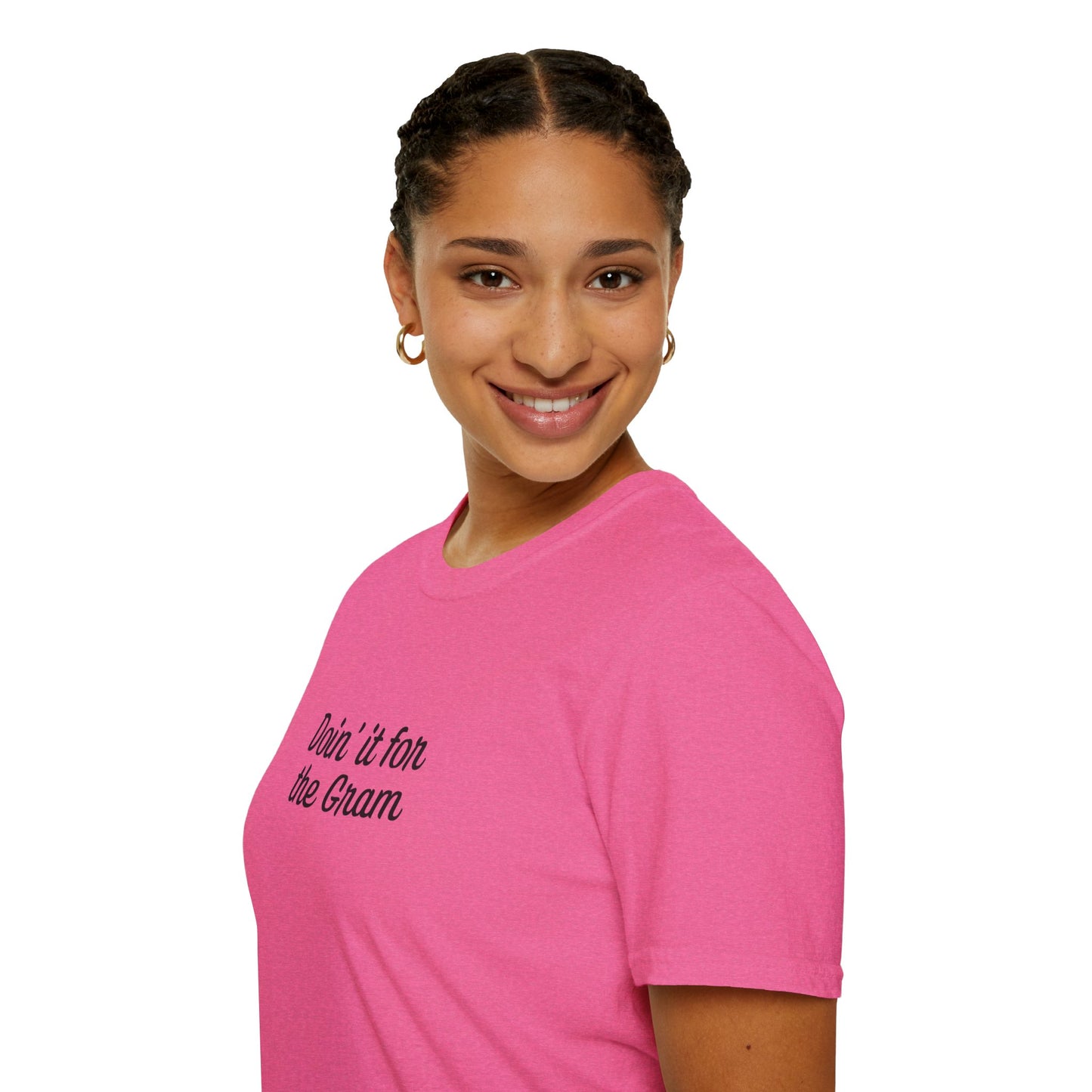Doin' it for the Gram Influencer Women's Plus Short Sleeve Softstyle T-Shirt Sizes xl-5xl