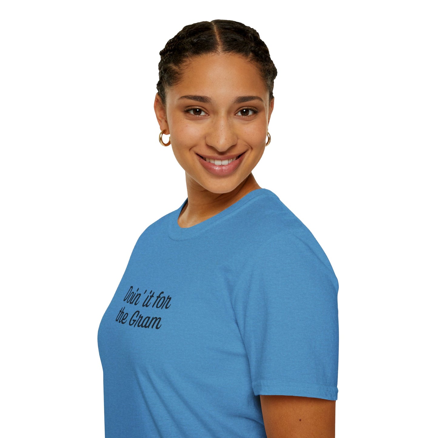 Doin' it for the Gram Influencer Women's Plus Short Sleeve Softstyle T-Shirt Sizes xl-5xl