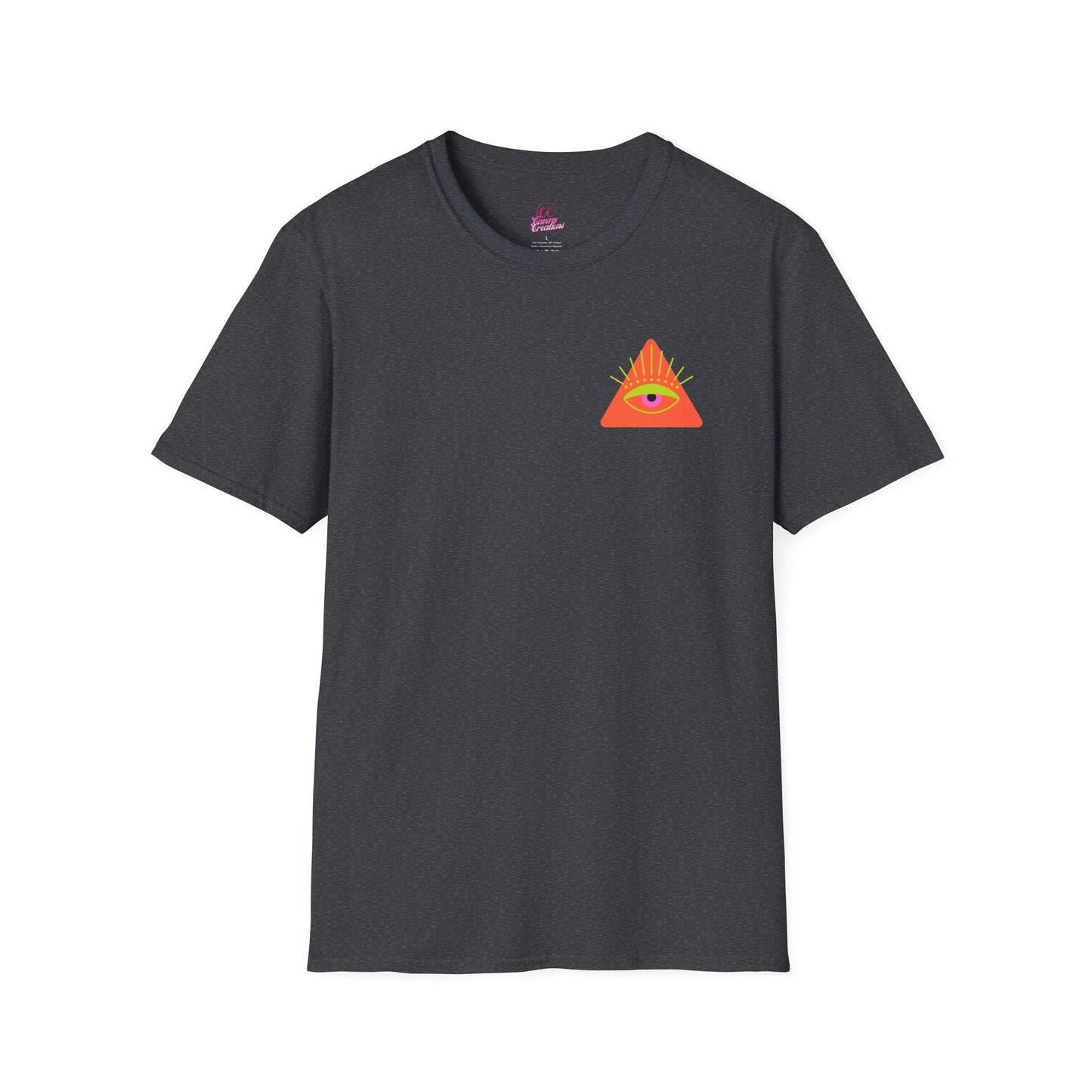 Trippy Mushrooms Double Sided Women's Plus Softstyle Tee Sizes xl-5xl