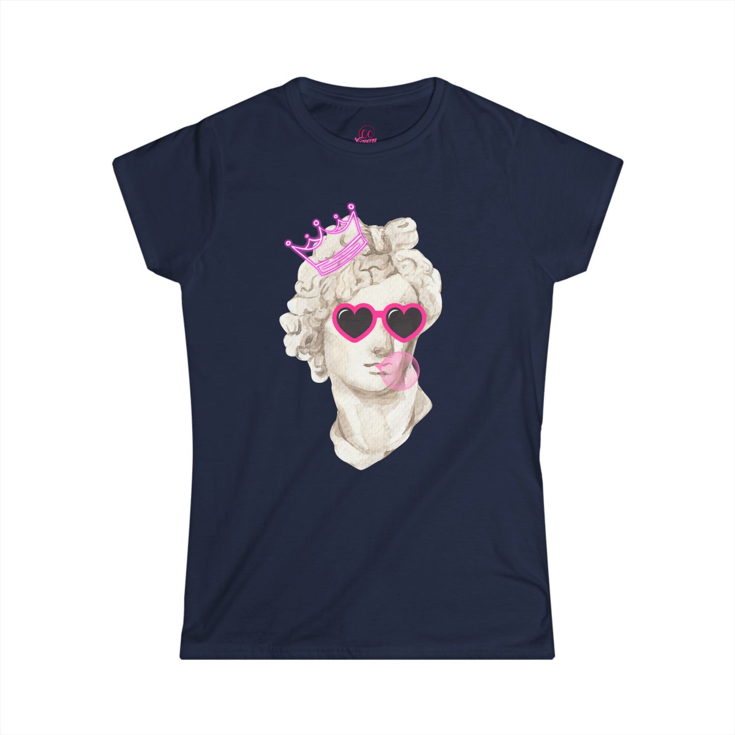Pink Bubble Princess Women's Softstyle Tee Sizes S-2xl