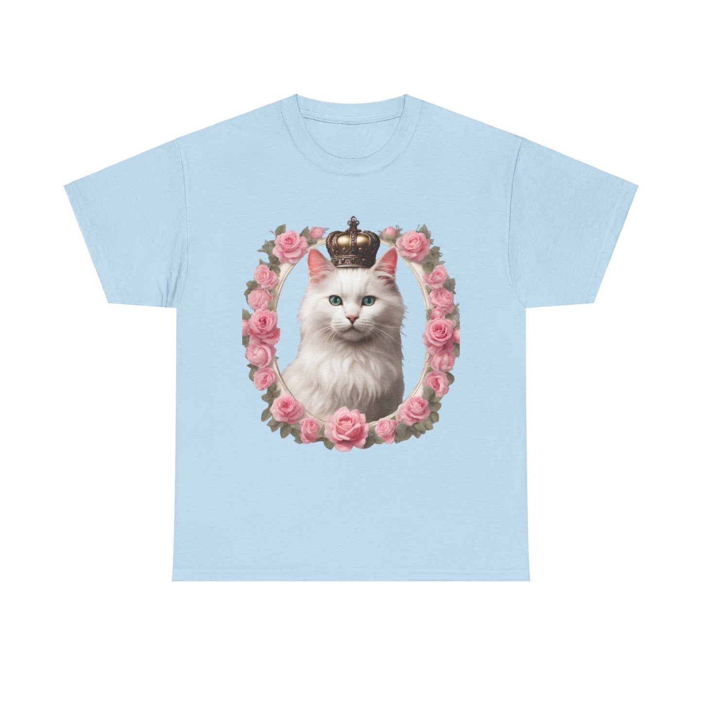 Coquette Kitty Cat Princess Women's Plus Cotton Short Sleeved Tee Size xl-5xl