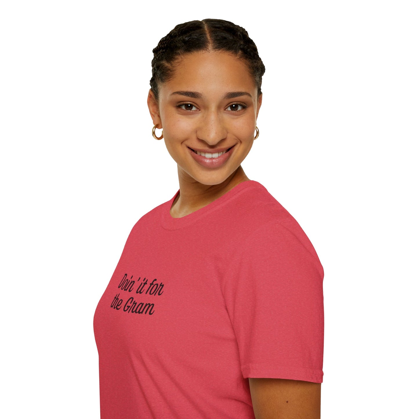 Doin' it for the Gram Influencer Women's Plus Short Sleeve Softstyle T-Shirt Sizes xl-5xl