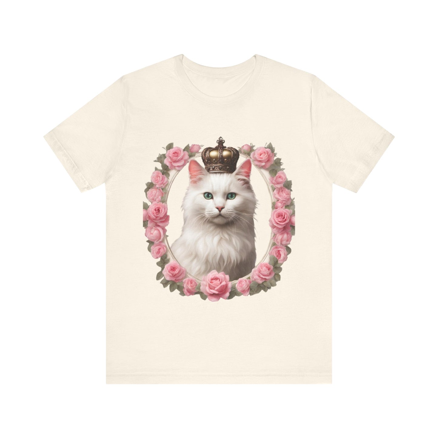 Coquette Kitty Cat Princess Women's Jersey Short Sleeved Tee Size S-2xl
