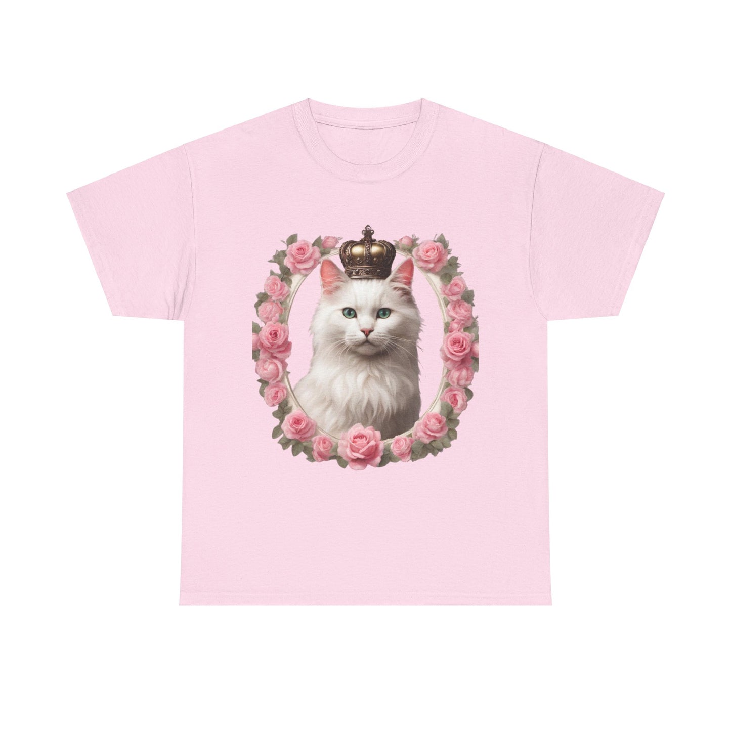 Coquette Kitty Cat Princess Women's Plus Cotton Short Sleeved Tee Size xl-5xl