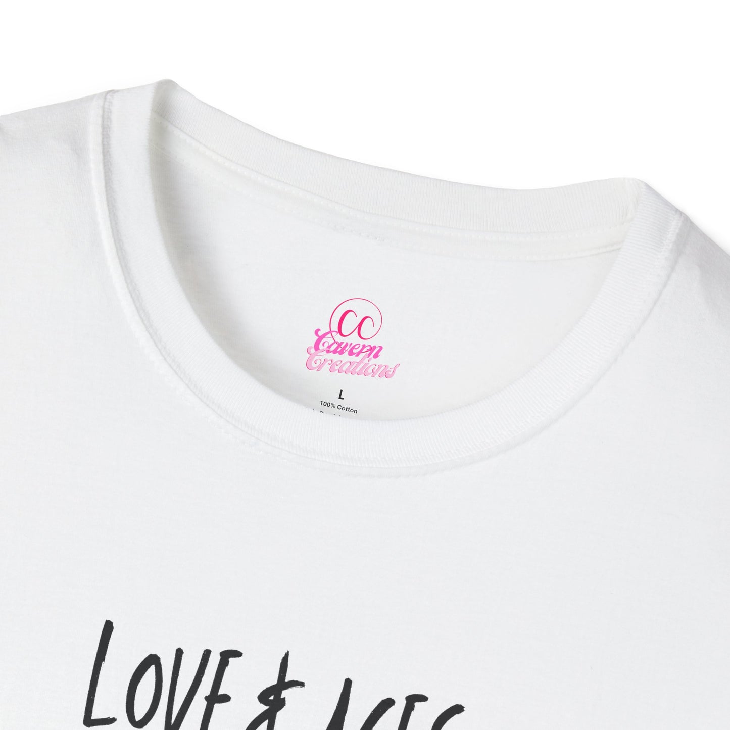 Love & Aces Tennis Club Plus Women's Softstyle T-Shirt Sizes XL-5XL