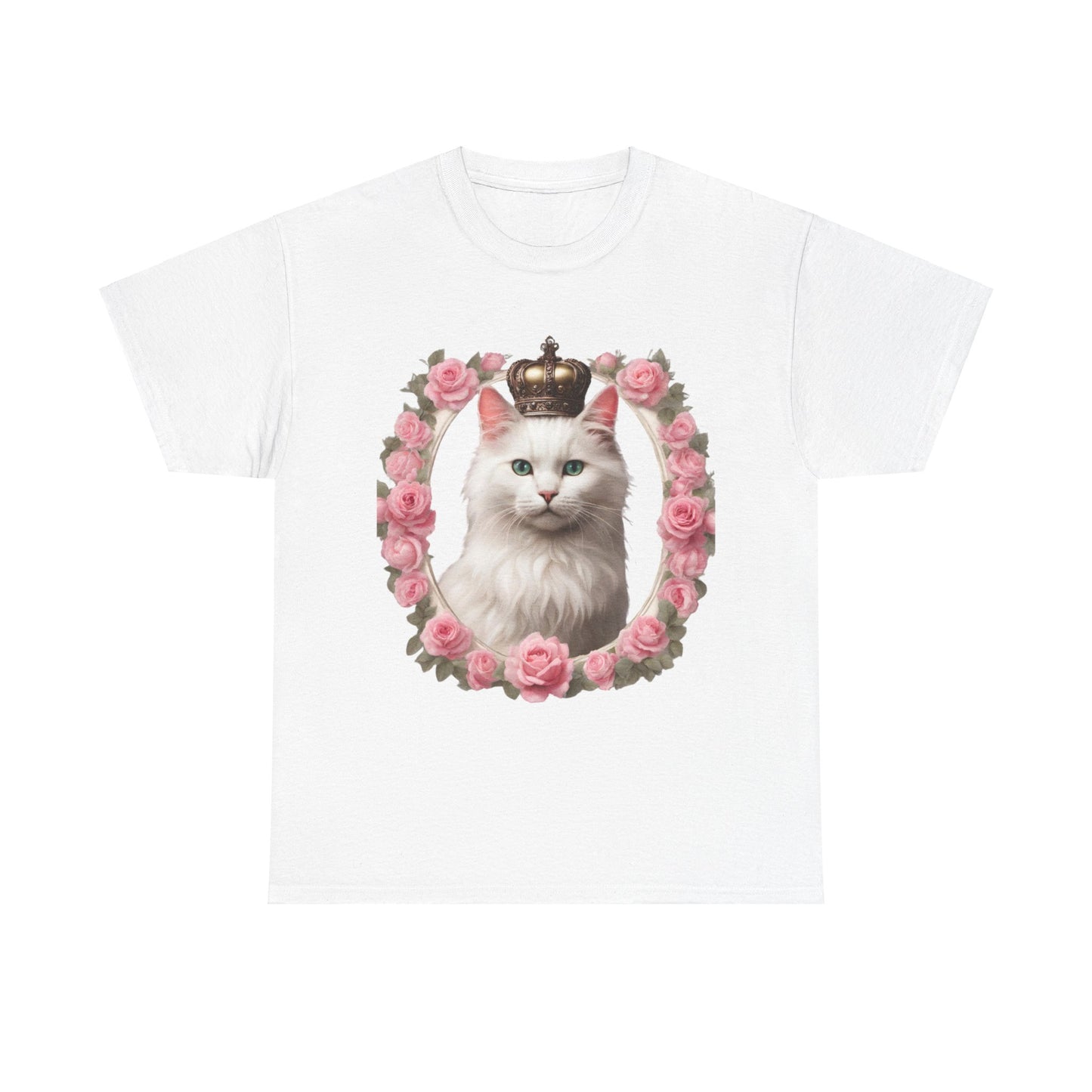 Coquette Kitty Cat Princess Women's Plus Cotton Short Sleeved Tee Size xl-5xl