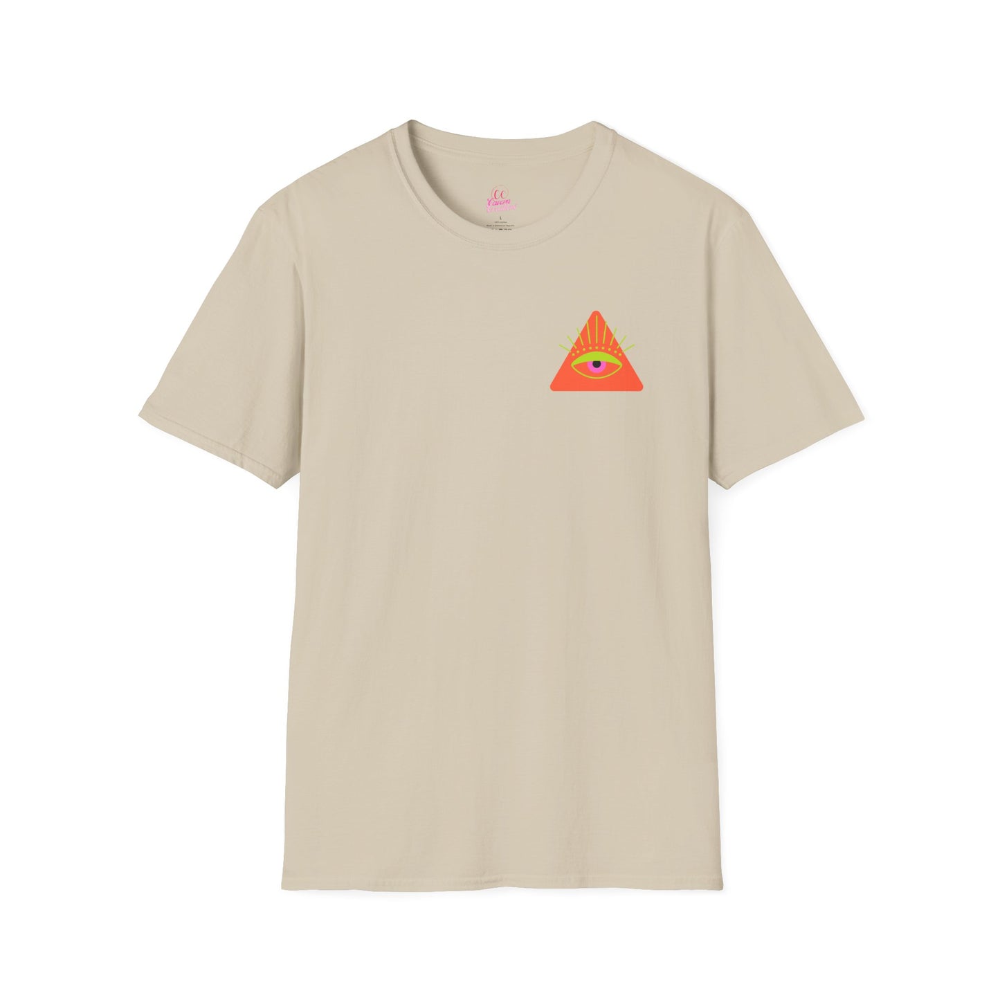 Trippy Mushrooms Double Sided Women's Plus Softstyle Tee Sizes xl-5xl