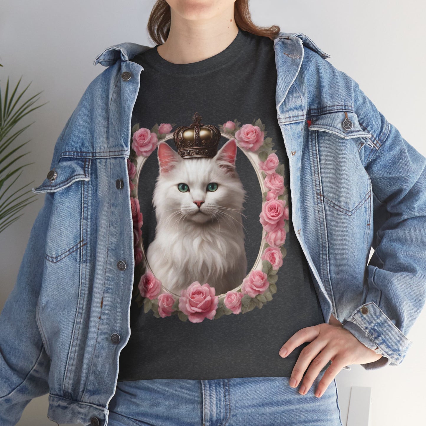 Coquette Kitty Cat Princess Women's Plus Cotton Short Sleeved Tee Size xl-5xl