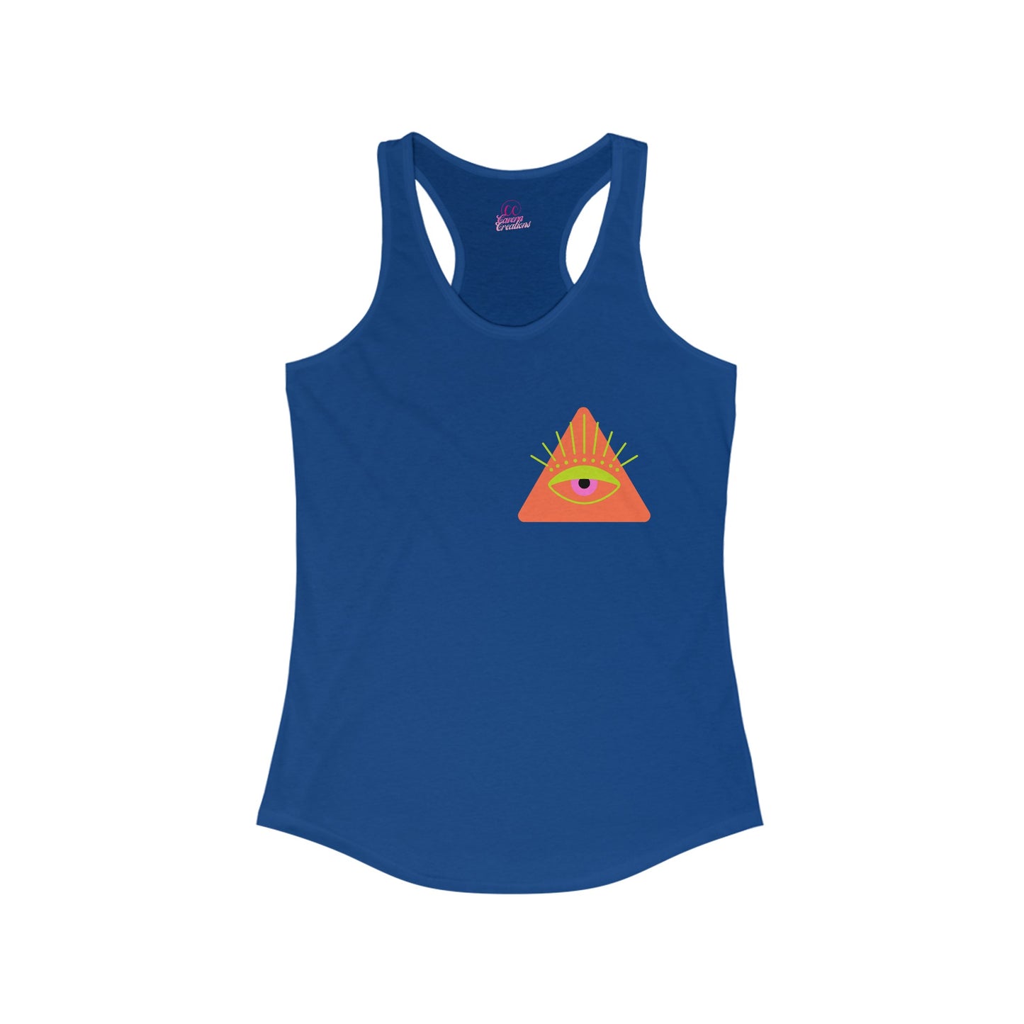 Trippy Mushrooms Double Sided Women's Racerback Slim Fit Tank Top Sizes xs-2xl