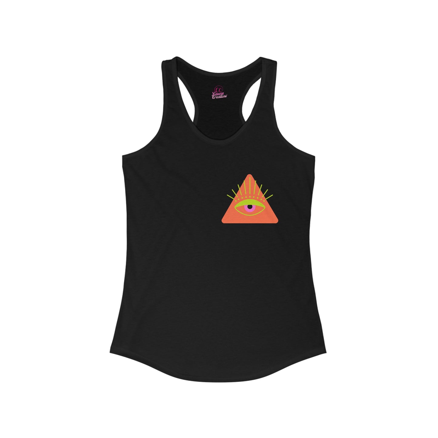 Trippy Mushrooms Double Sided Women's Racerback Slim Fit Tank Top Sizes xs-2xl