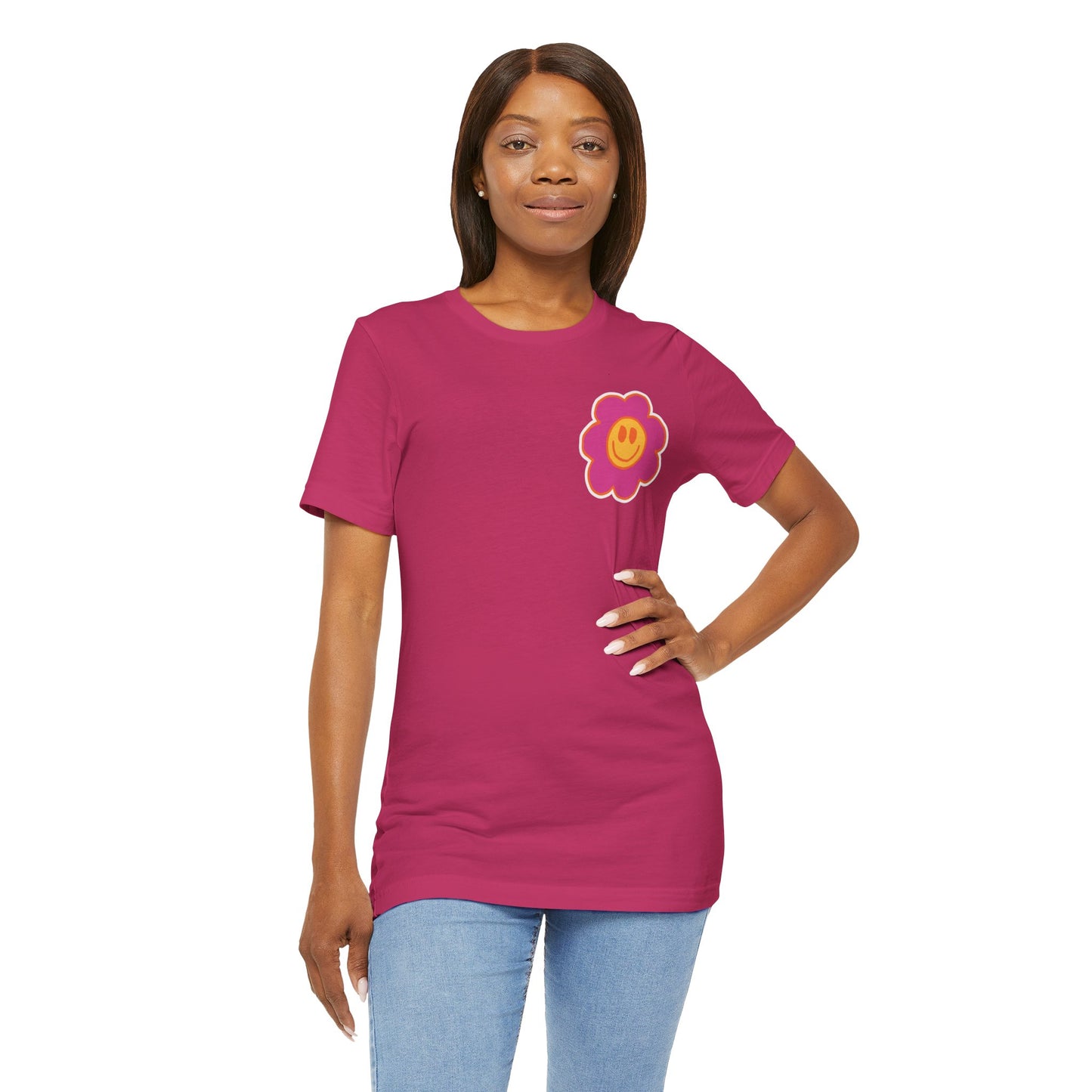 Hippie Happy 60's Retro Short Sleeve Tee Sizes S-2xl