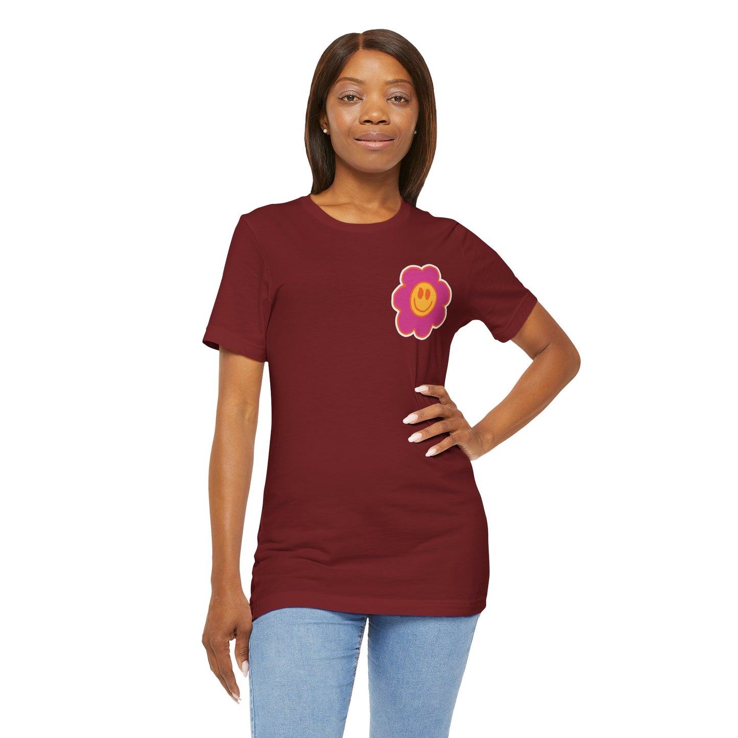 Hippie Happy 60's Retro Short Sleeve Tee Sizes S-2xl