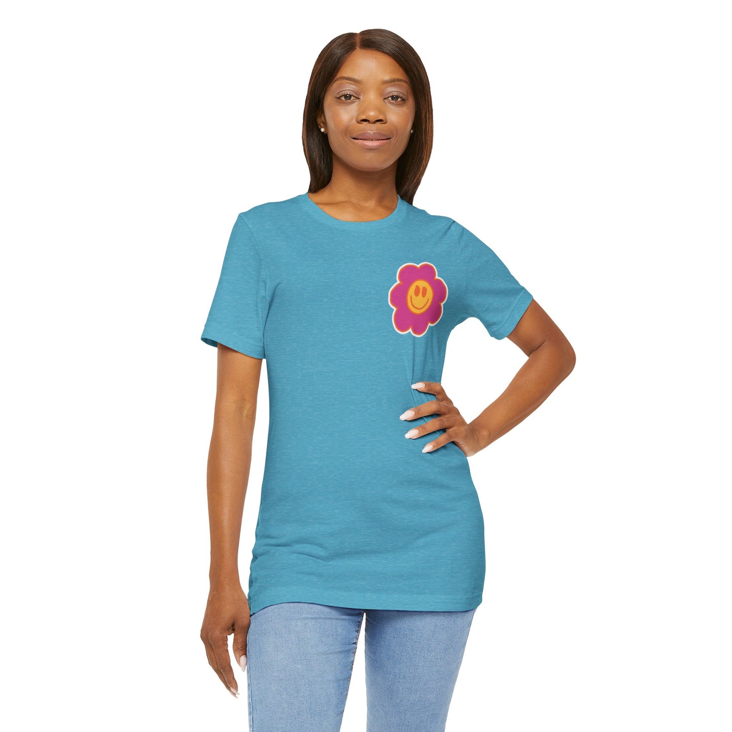 Hippie Happy 60's Retro Short Sleeve Tee Sizes S-2xl