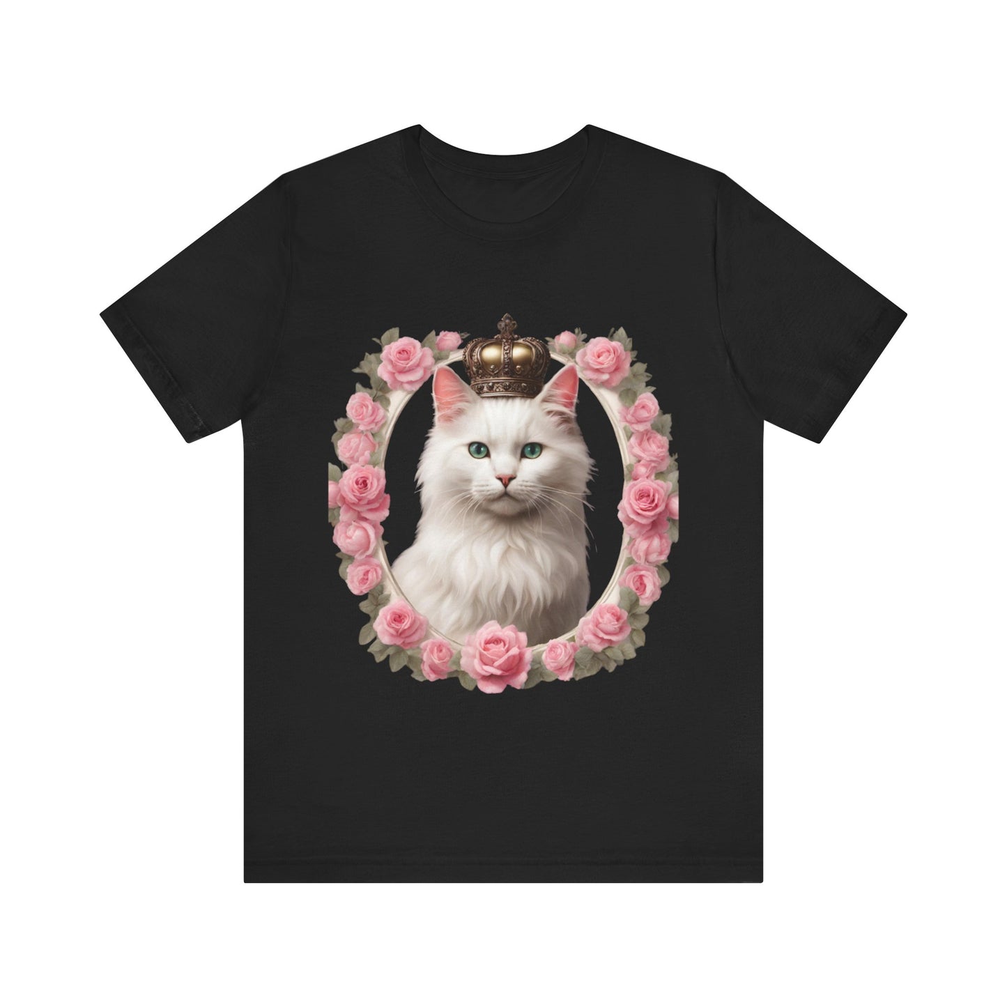 Coquette Kitty Cat Princess Women's Jersey Short Sleeved Tee Size S-2xl