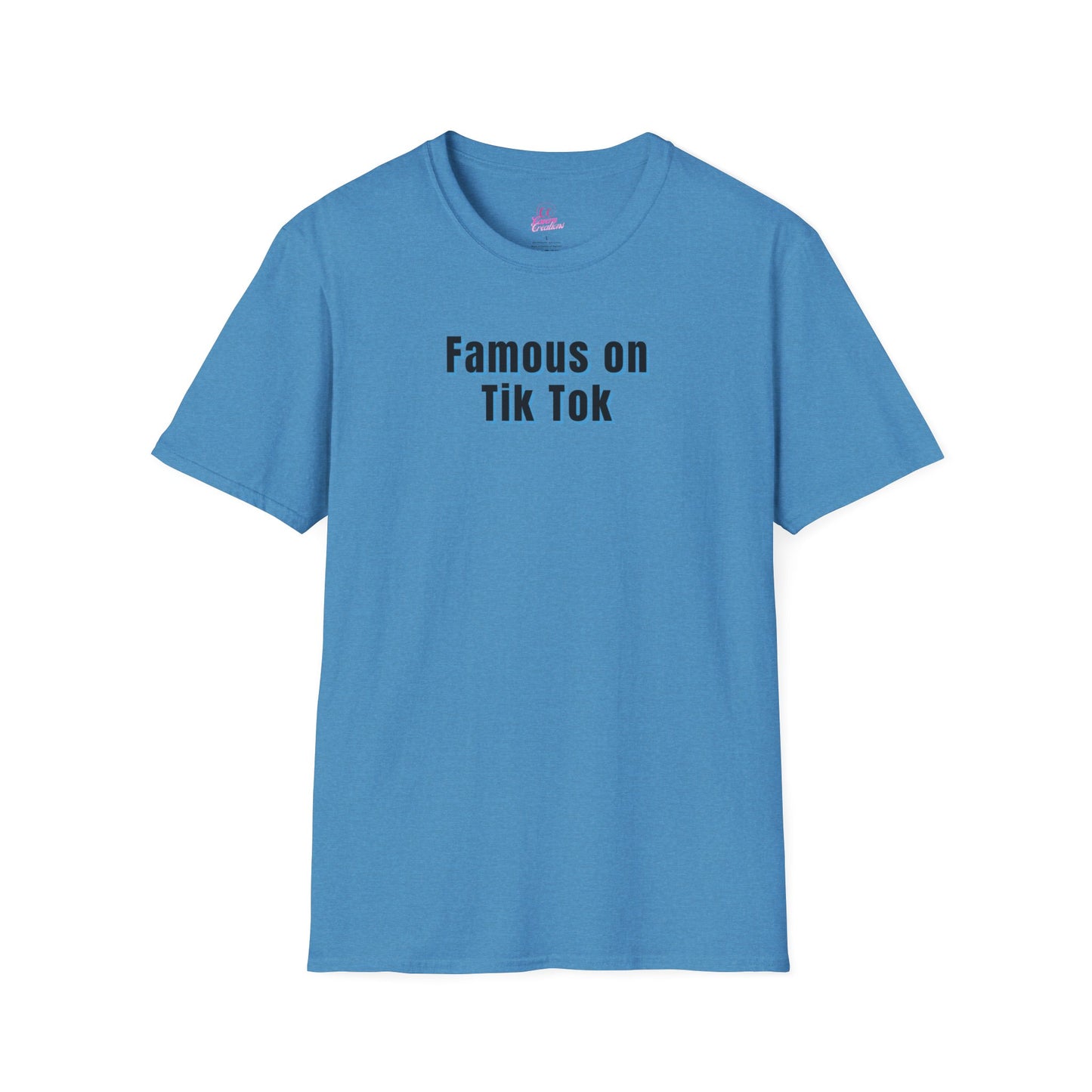 Famous on Tik Tok Influencer Women's Plus Short Sleeve Softstyle T-Shirt Sizes xl-5xl