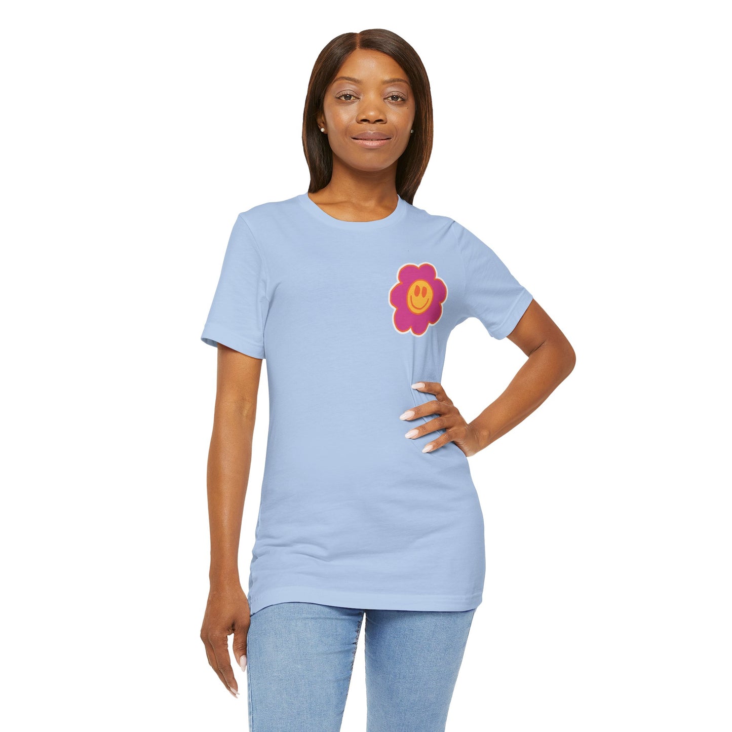 Hippie Happy 60's Retro Short Sleeve Tee Sizes S-2xl