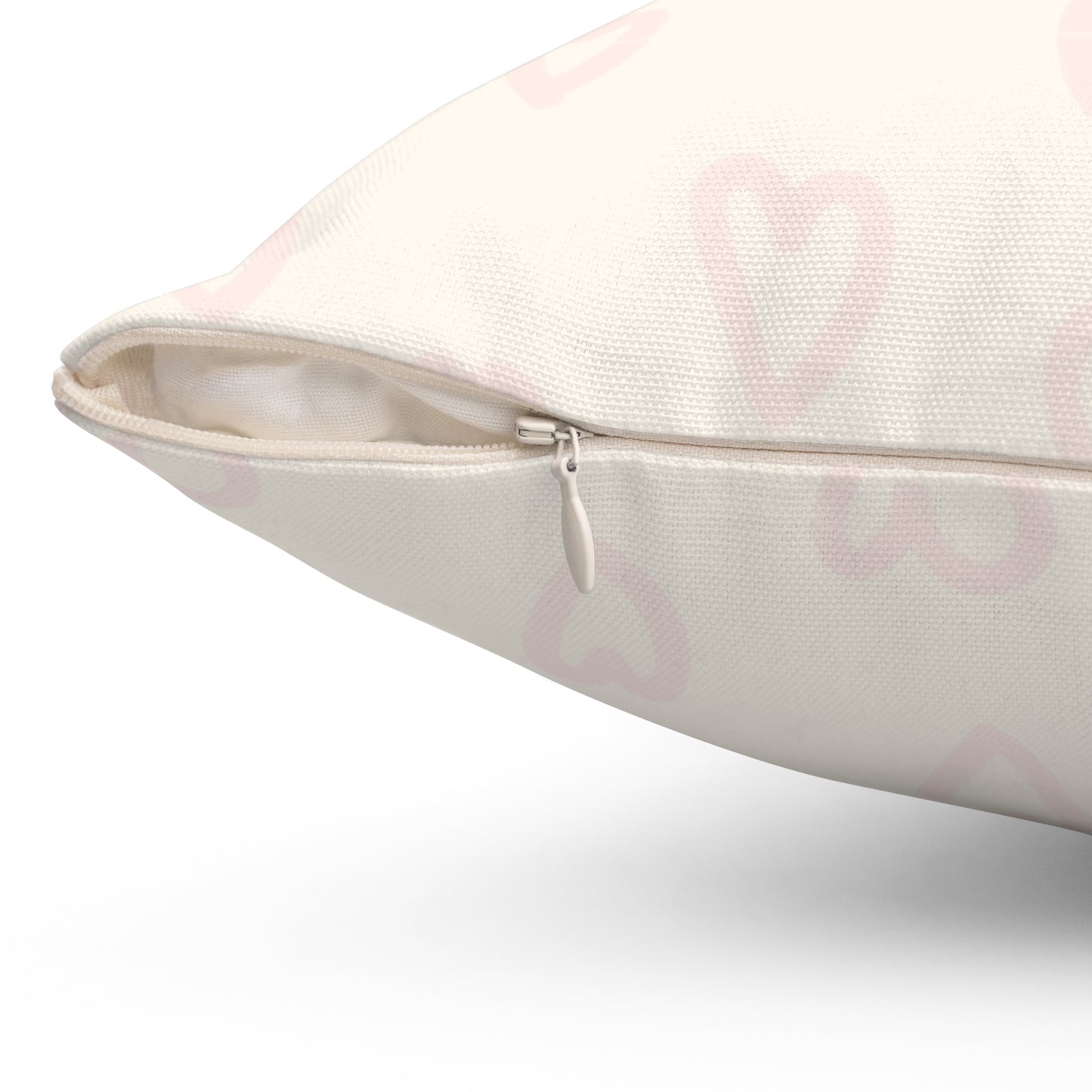Pink Coquette Rose XoXo Love Square Double-Sided Pillow - Multiple Sizes